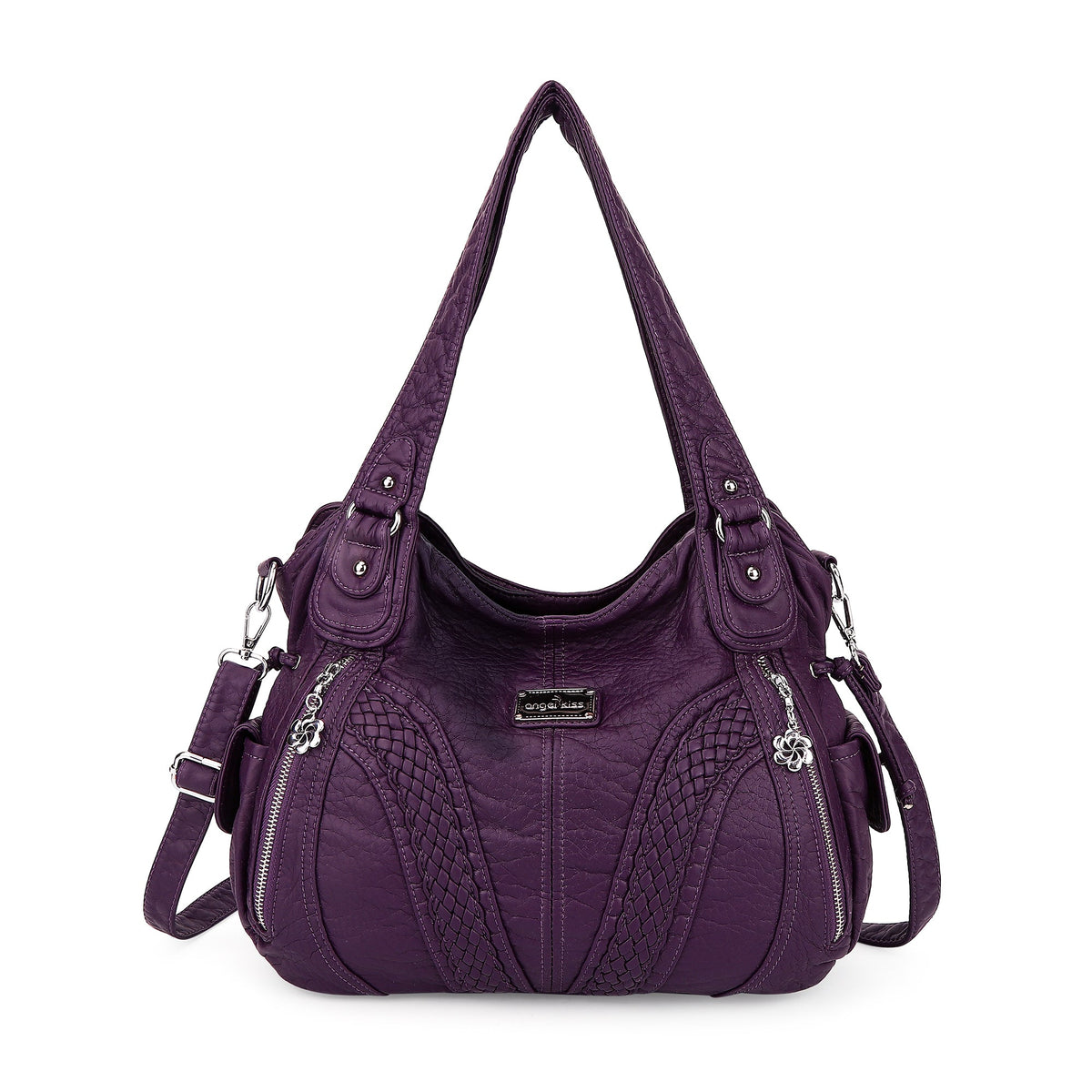 Washed Large Capacity Daily Women Waterproof Unique Hobo Handbag