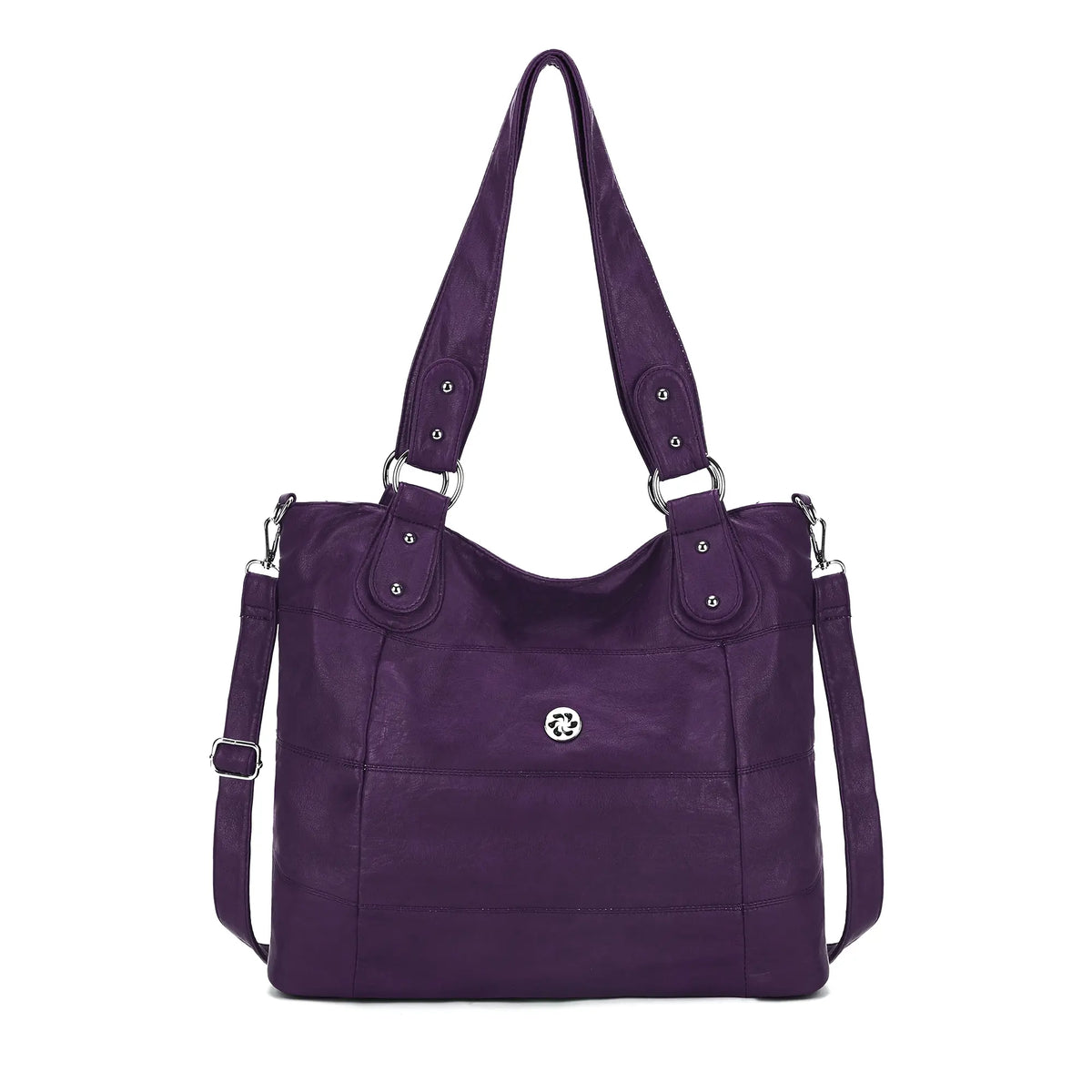 Soft Washed PU Leather Shoulder Crossbody Handbags