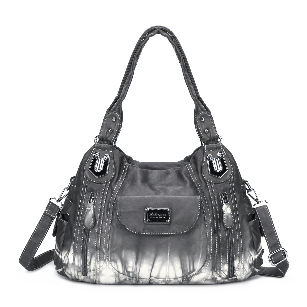 Women  Handbag With High Quality Washed PU Multi-function Bag