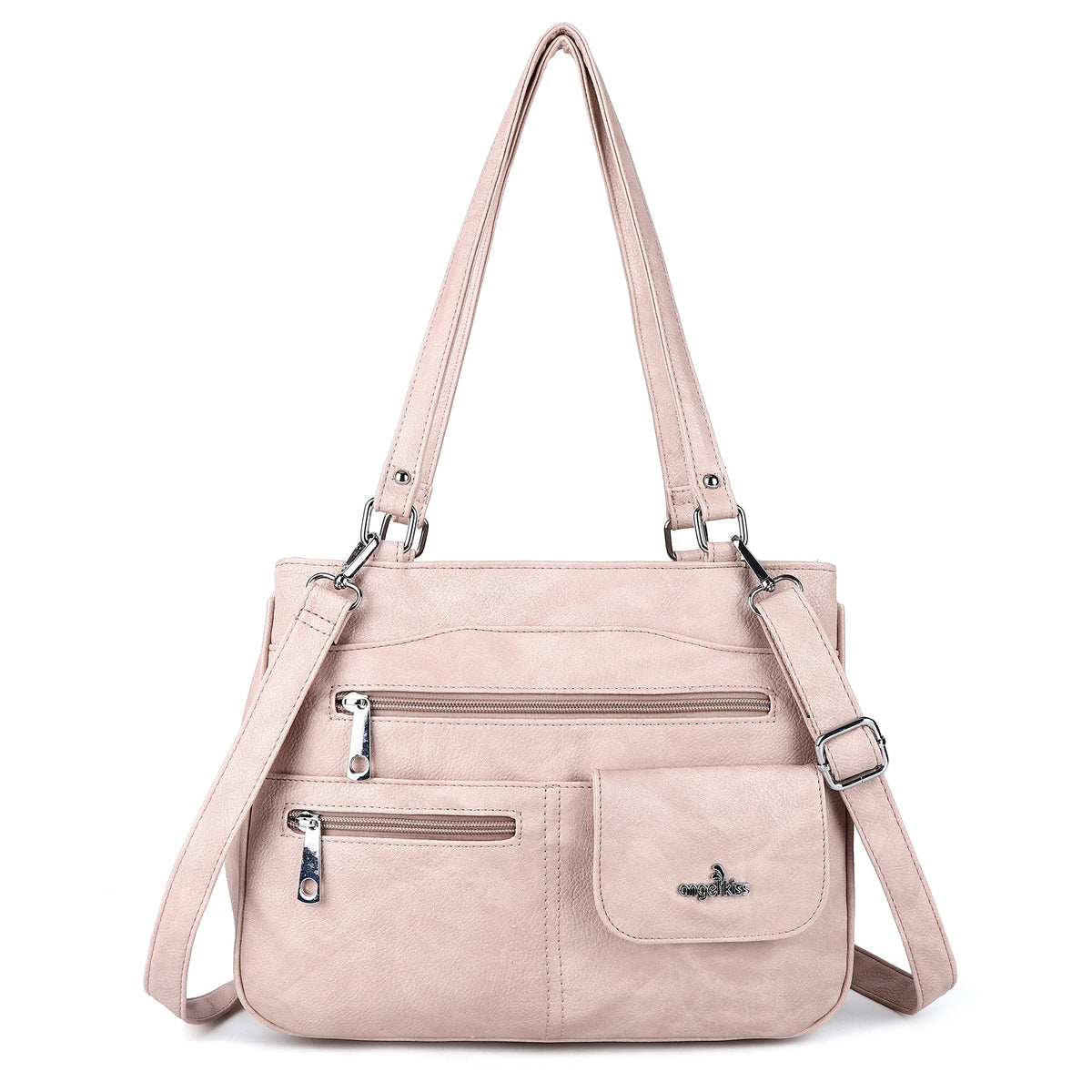 Multi-Pocket Shoulder & Crossbody Commuter Bag