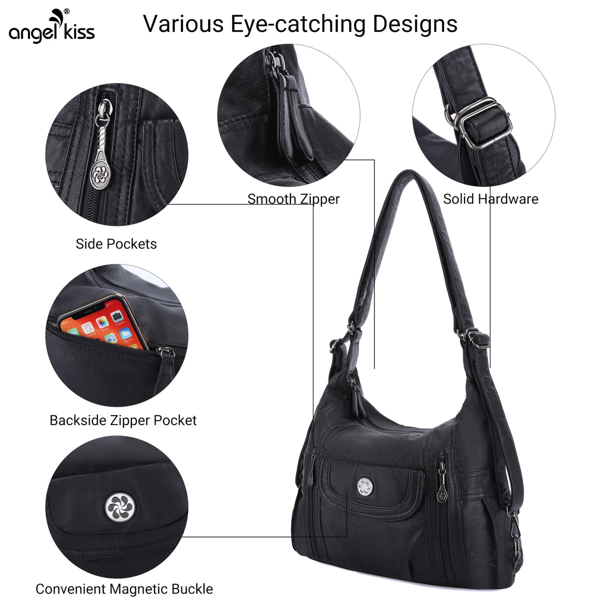 Multifunctional Retro Classic Holiday/Dinner/Party/Crossbody Bag