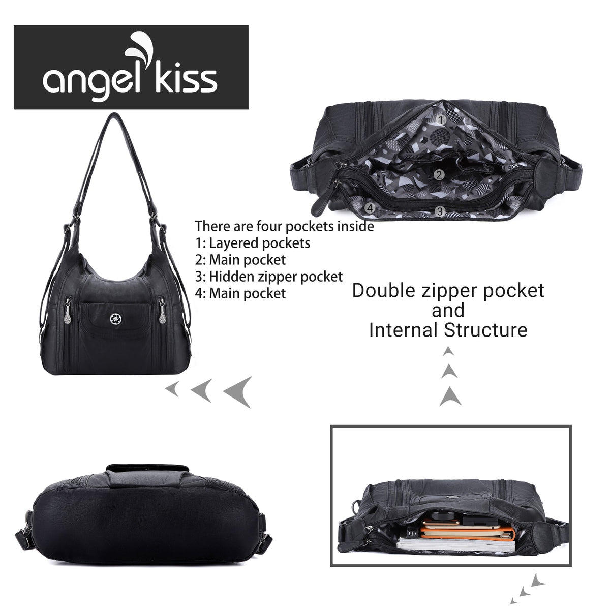 Multifunctional Retro Classic Holiday/Dinner/Party/Crossbody Bag