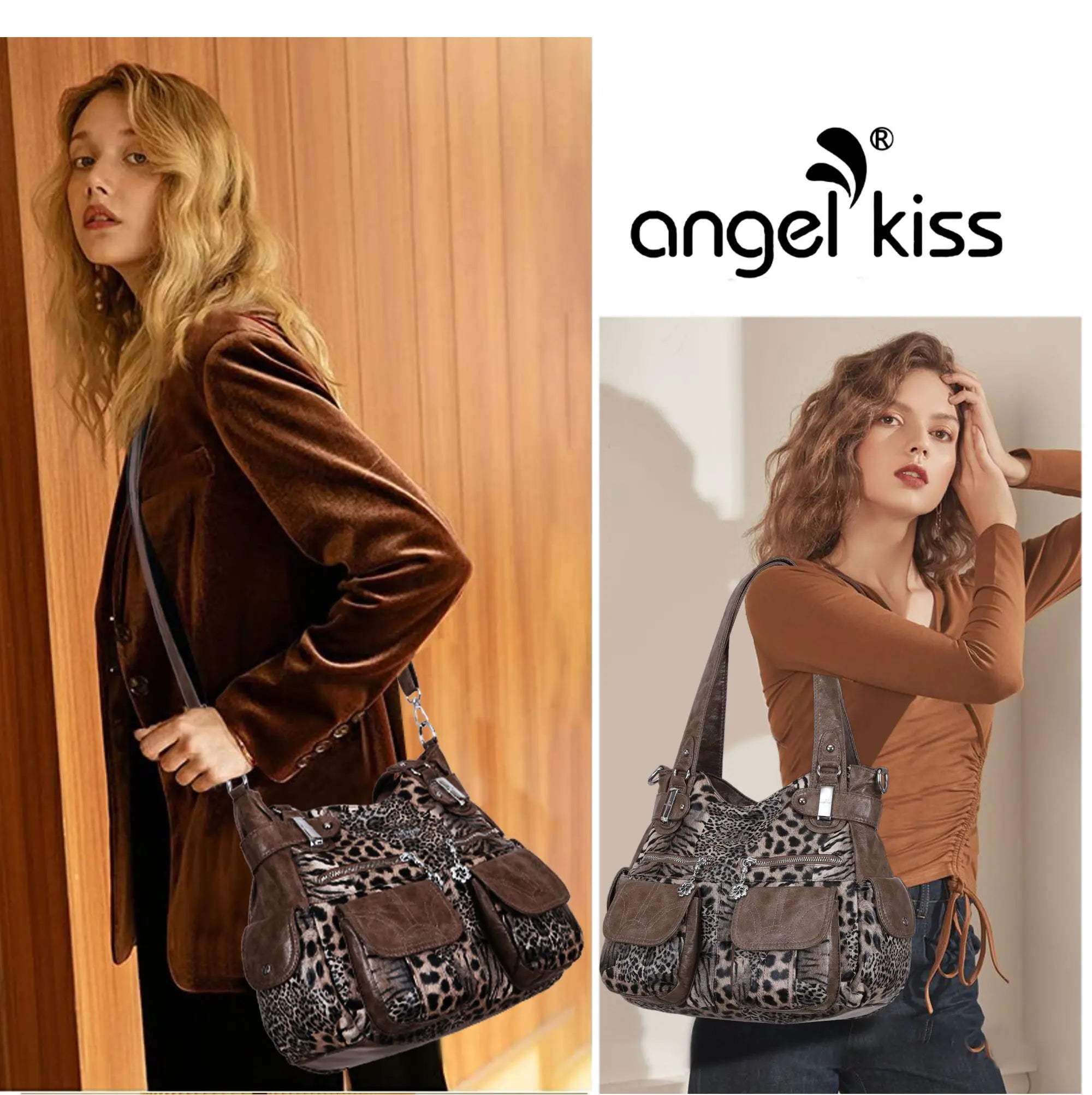 Handmade tie dye creative large capacity Hobo Bag | Angelkiss Bag