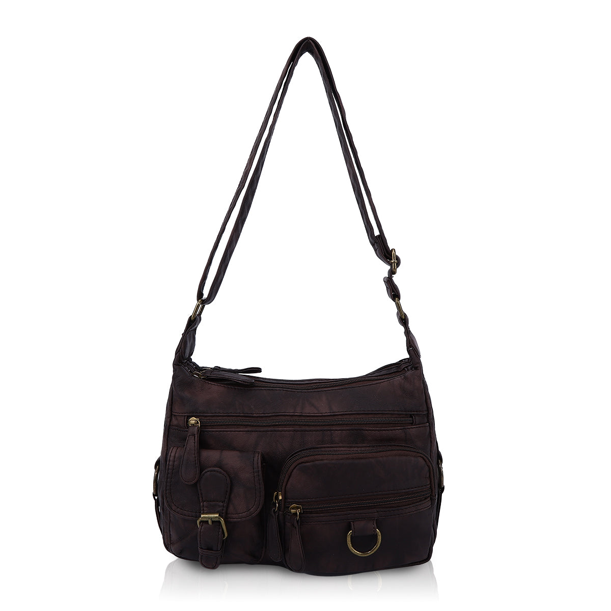 Refined Vegan Leather Crossbody Bag (Small)