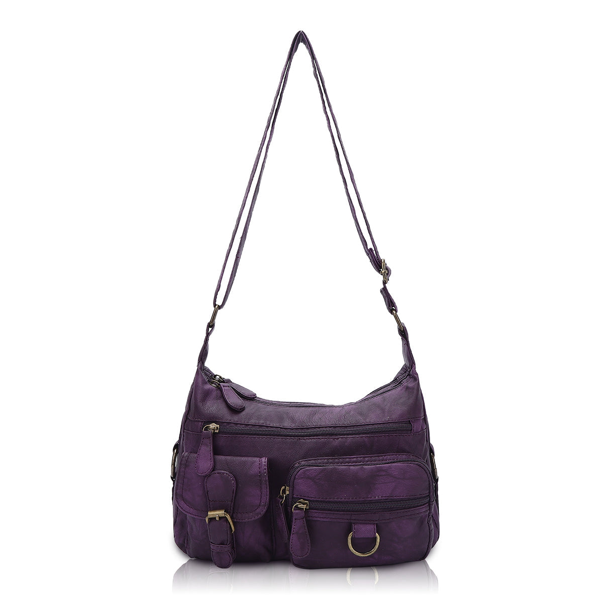 Refined Vegan Leather Crossbody Bag (Small)