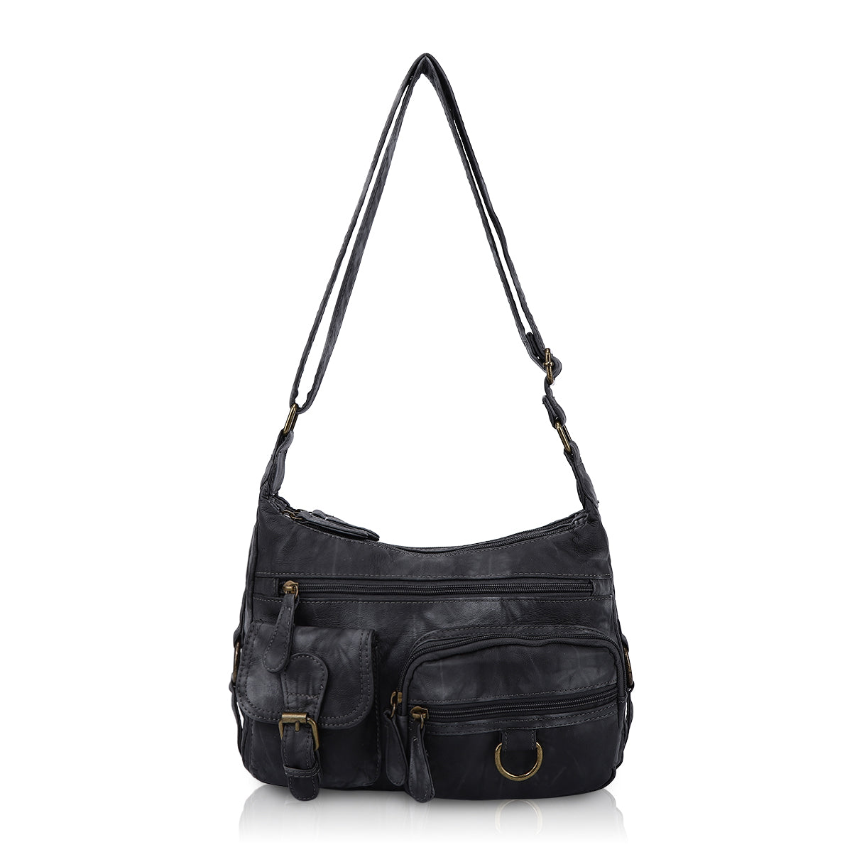 Refined Vegan Leather Crossbody Bag (Small)