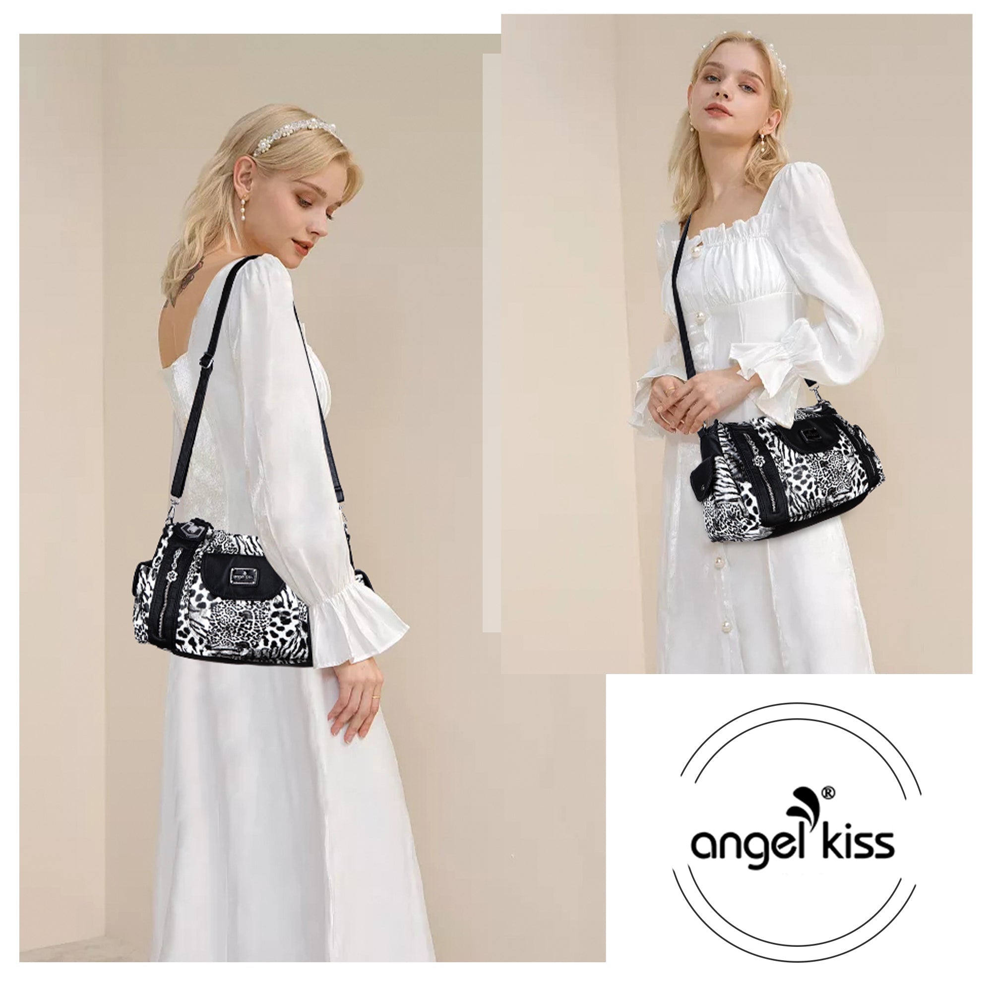 Women  Handbag With High Quality Washed PU Multi-function Bag