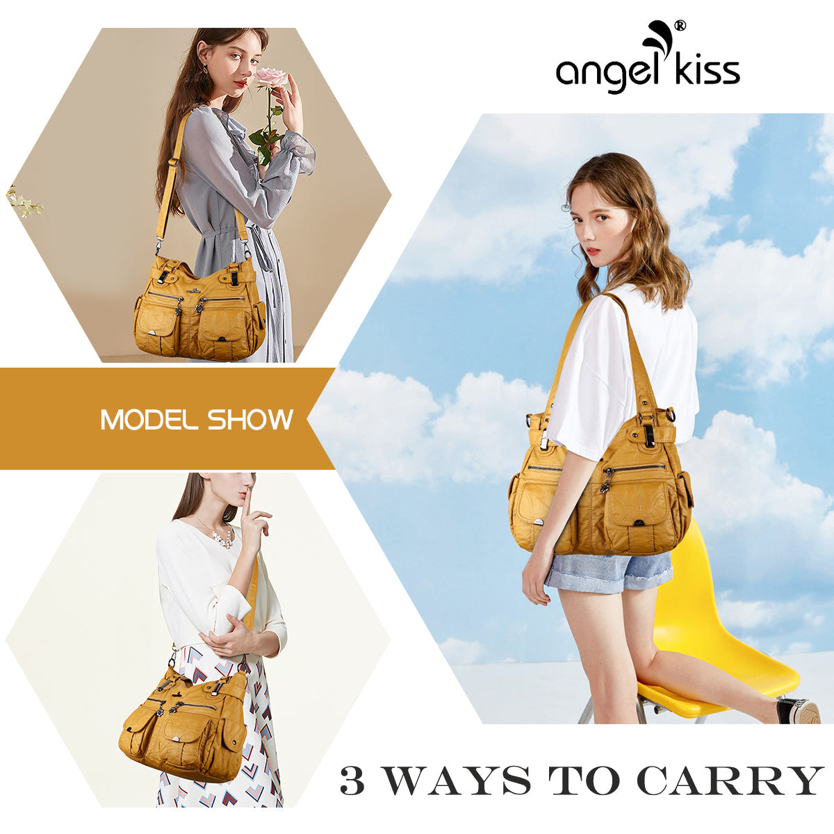 Casual Everyday Shoulder Crossbody Bag