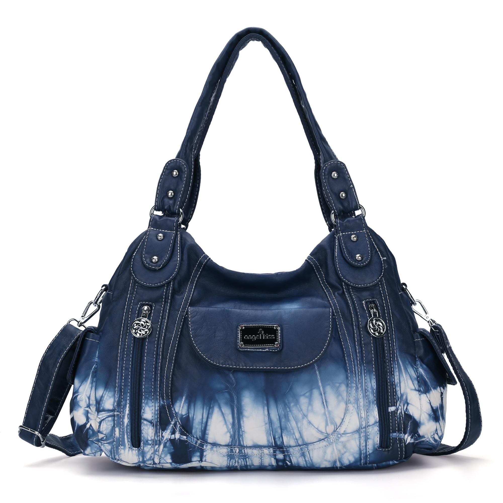 Women  Handbag With High Quality Washed PU Multi-function Bag
