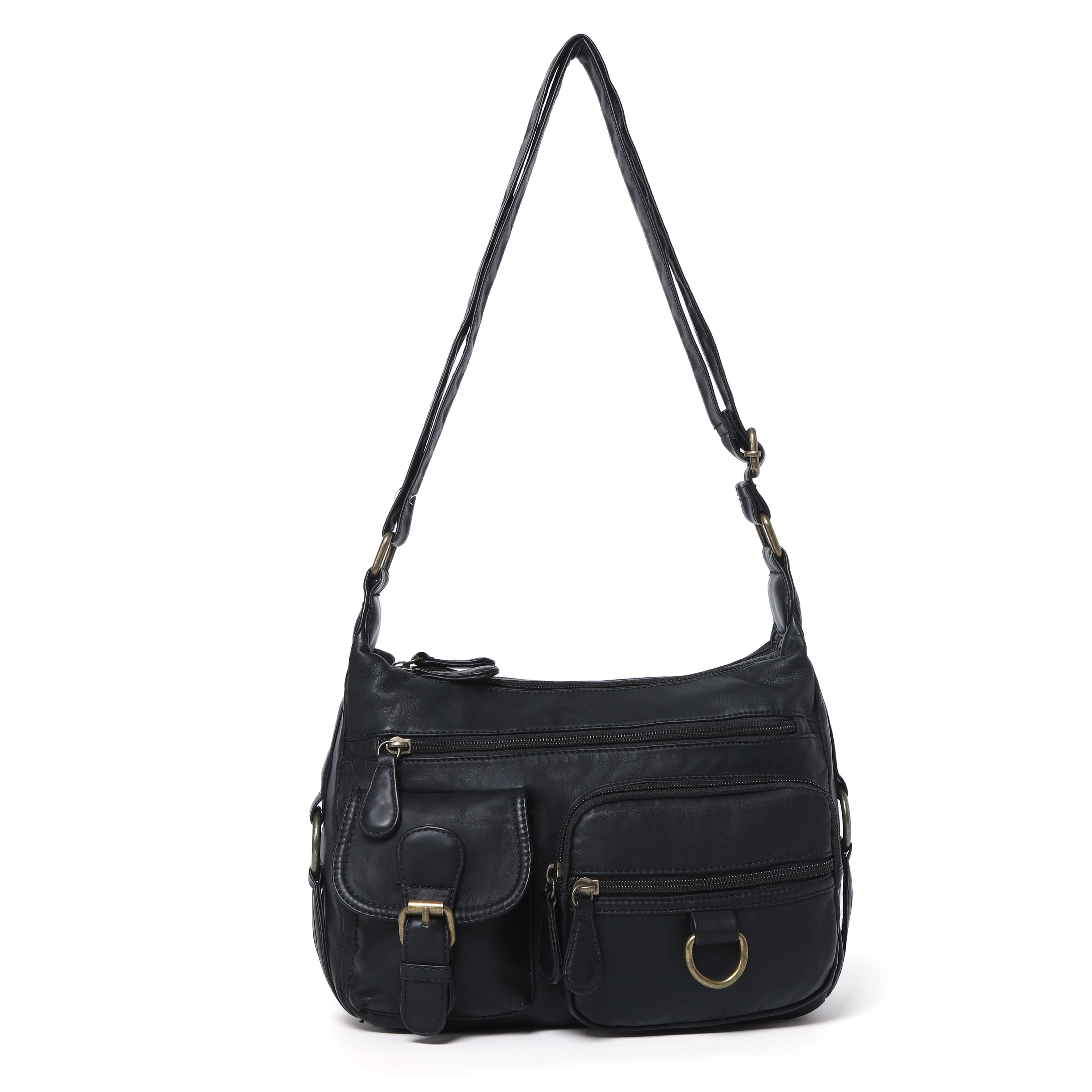 Refined Vegan Leather Crossbody Bag (Small)