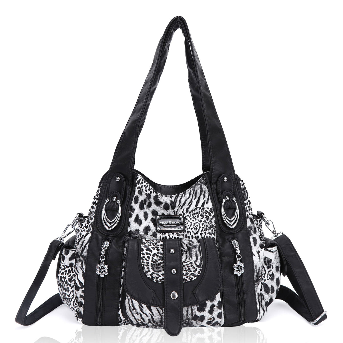 Retro Leopard Print Spacious Wandering Tote Bag