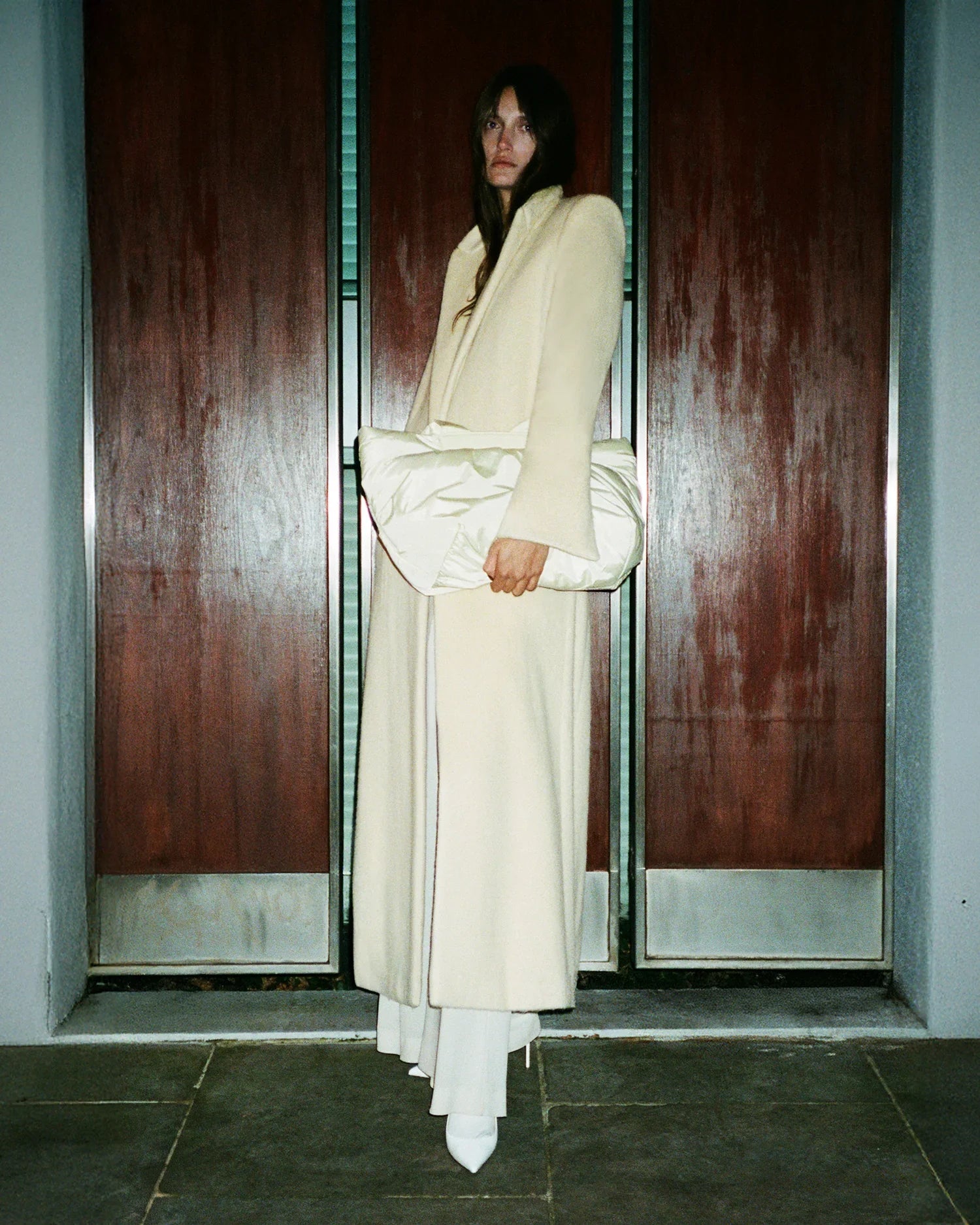 Galvan x Vee Caba Tote Medium Buttermilk