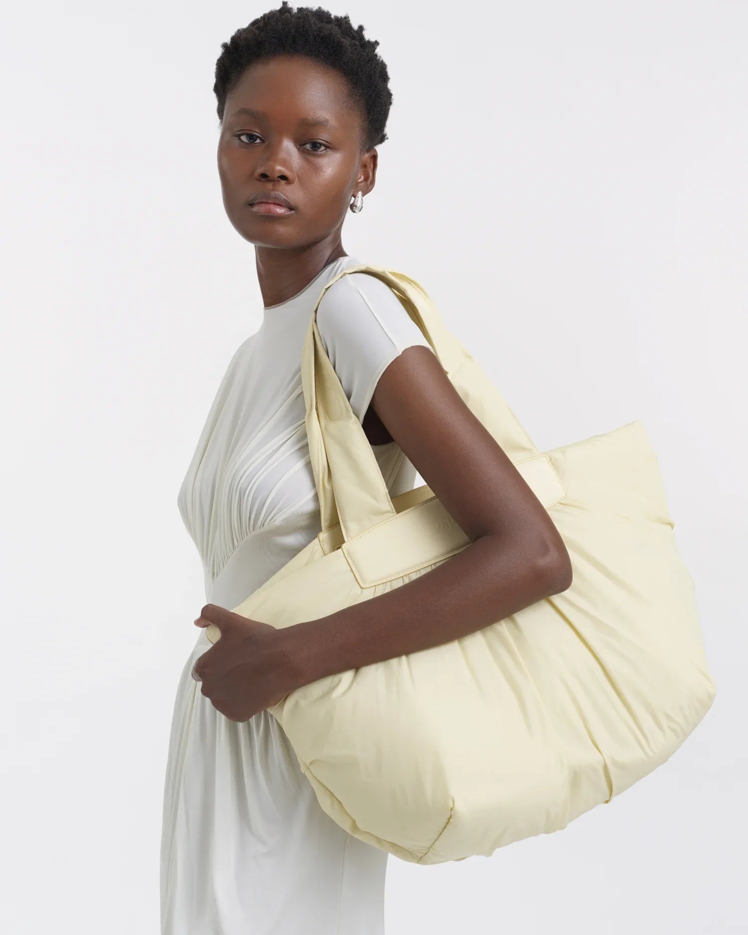 Galvan x Vee Caba Tote Medium Buttermilk
