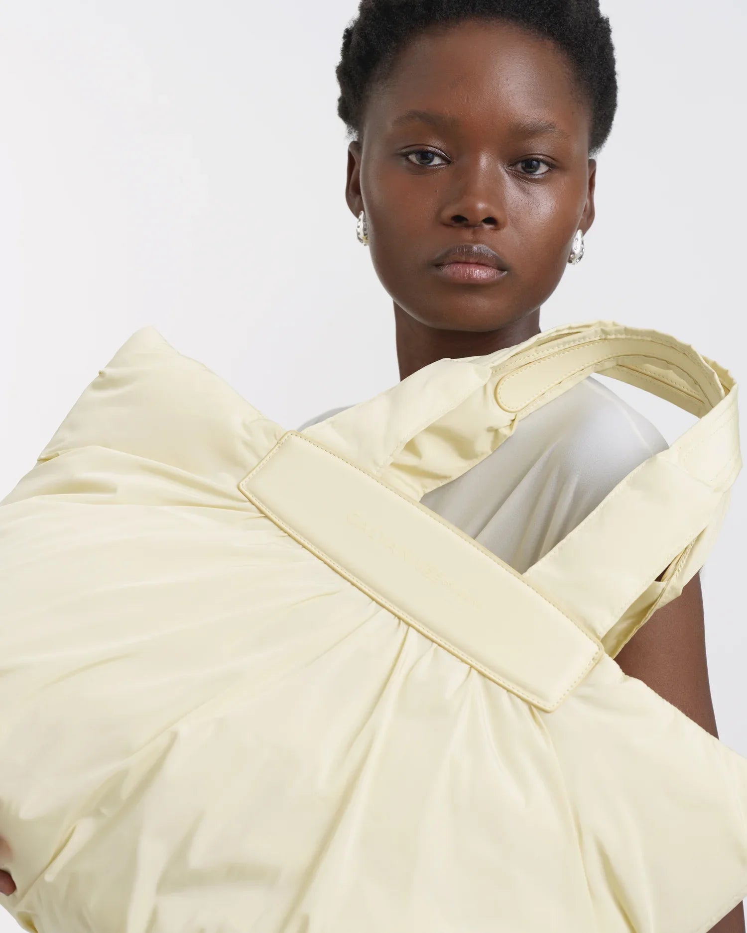 Galvan x Vee Caba Tote Medium Buttermilk