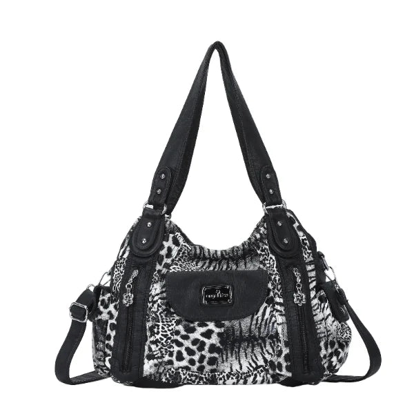 Women  Handbag With High Quality Washed PU Multi-function Bag
