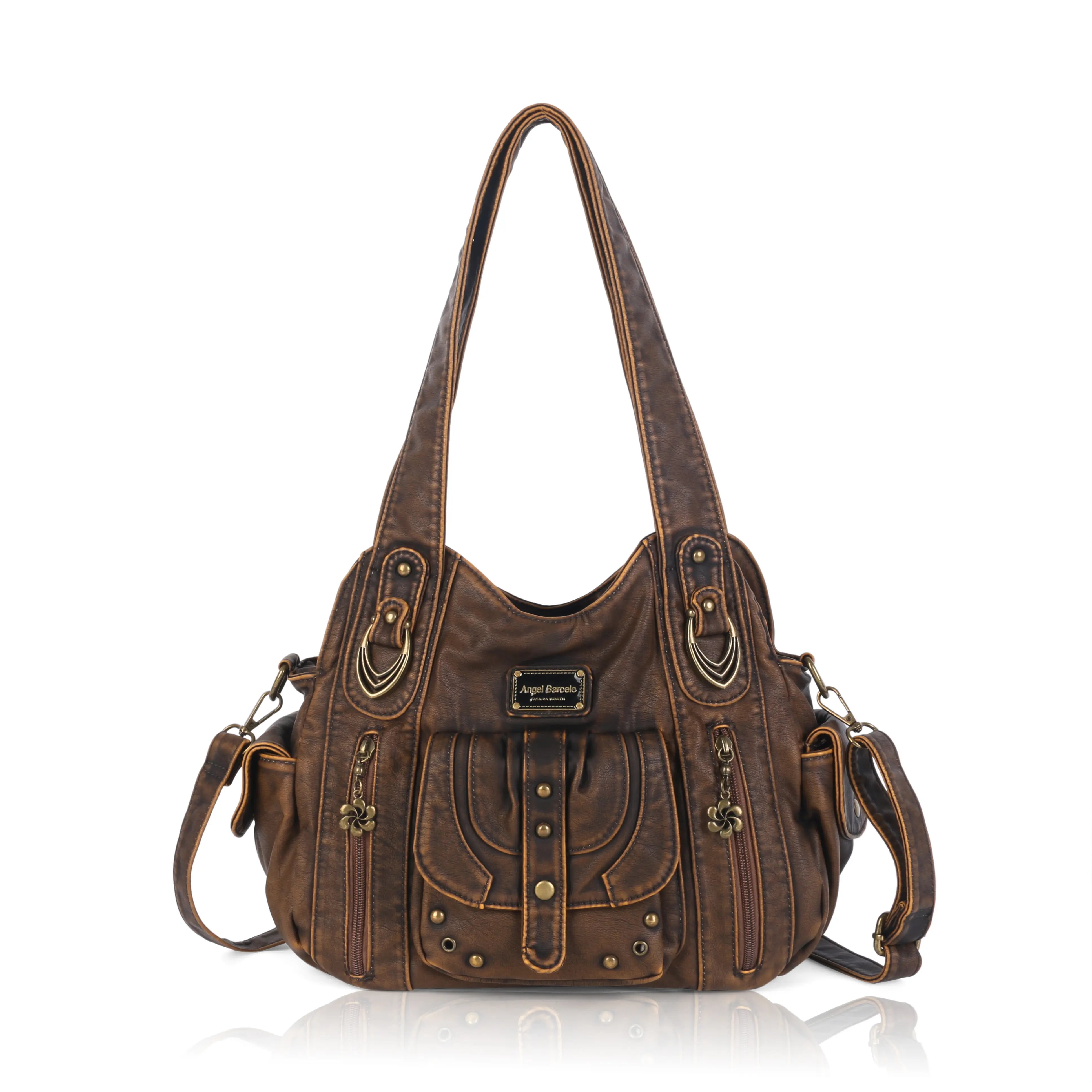 Vintage Luxe Relaxed-Shape  Hobo Handbags