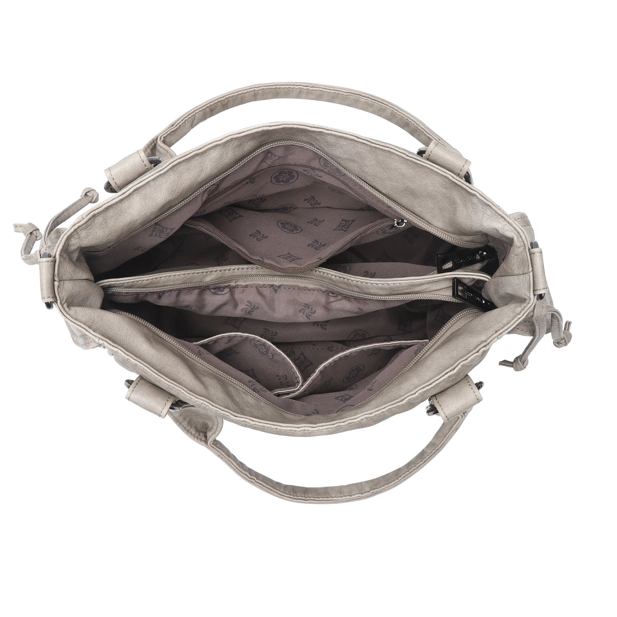 Vintage Studded Vegan Leather Everyday Bag | Custom Hardware
