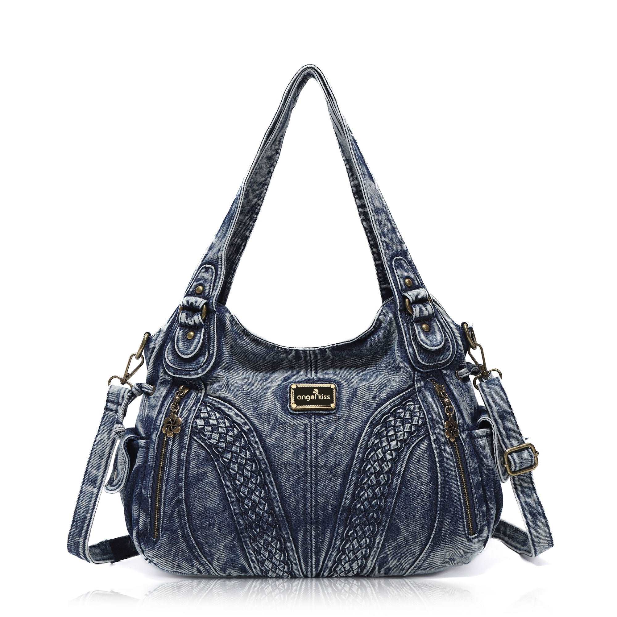Y2K Leopard Patchwork Hobo Shoulder Bag