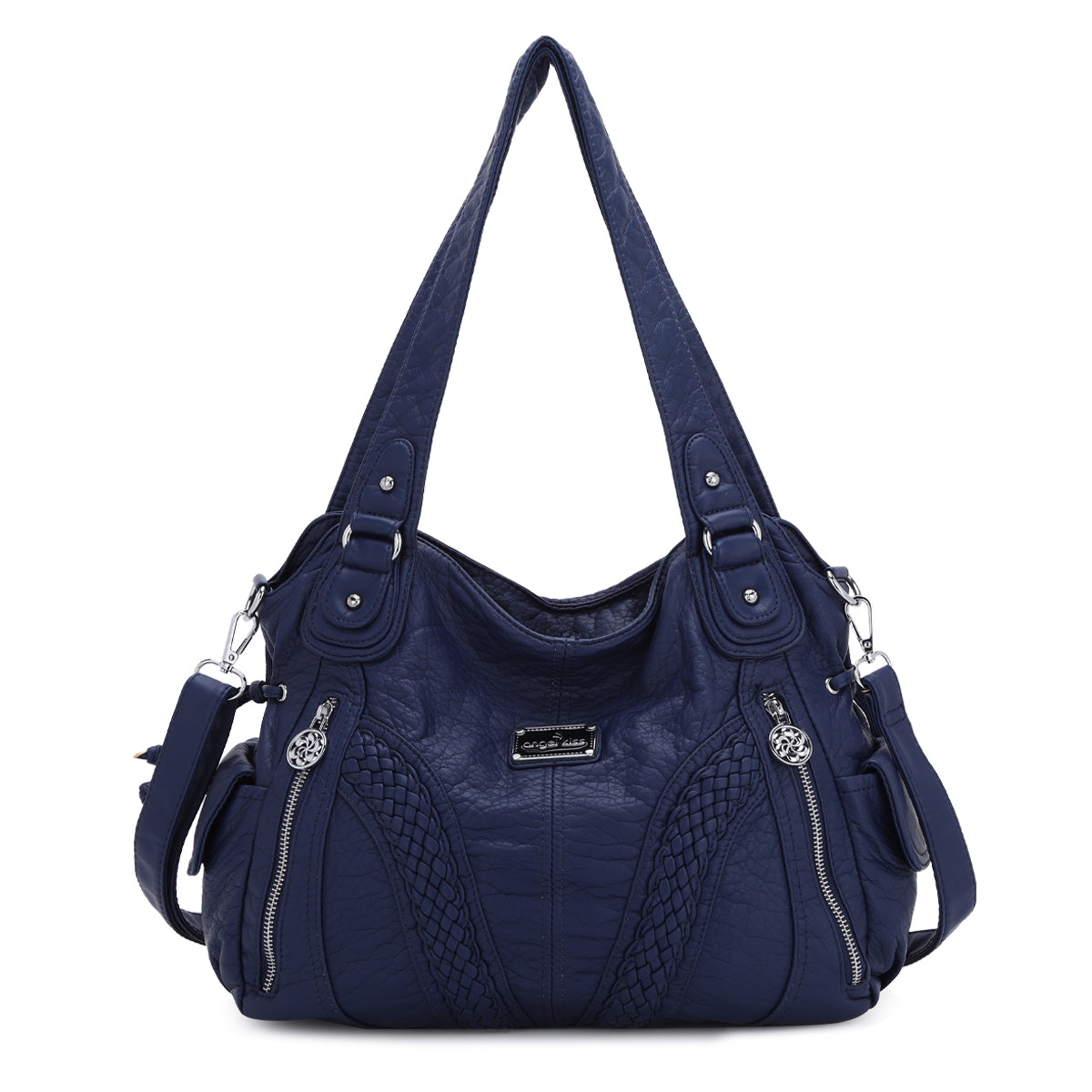 Washed Large Capacity Daily Women Waterproof Unique Hobo Handbag