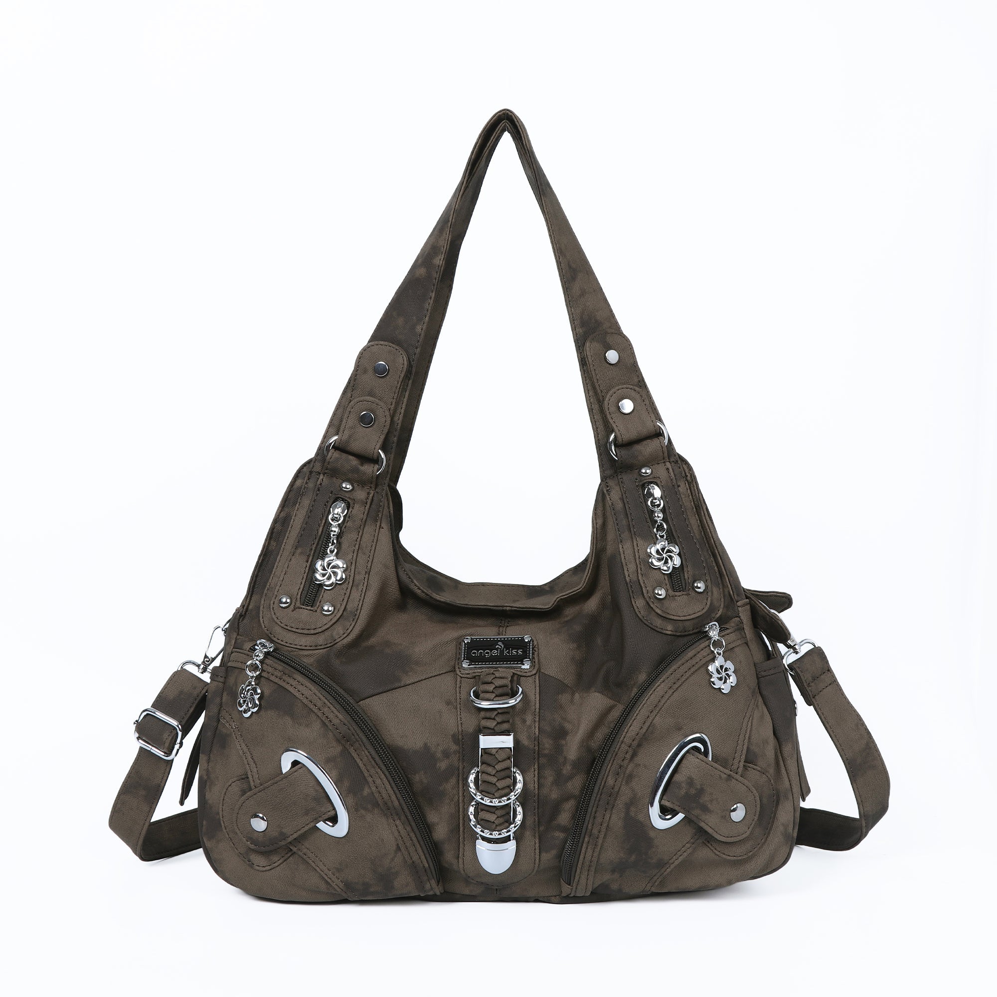 Relaxed Elegant-Line Multi-Pocket Tote Bag