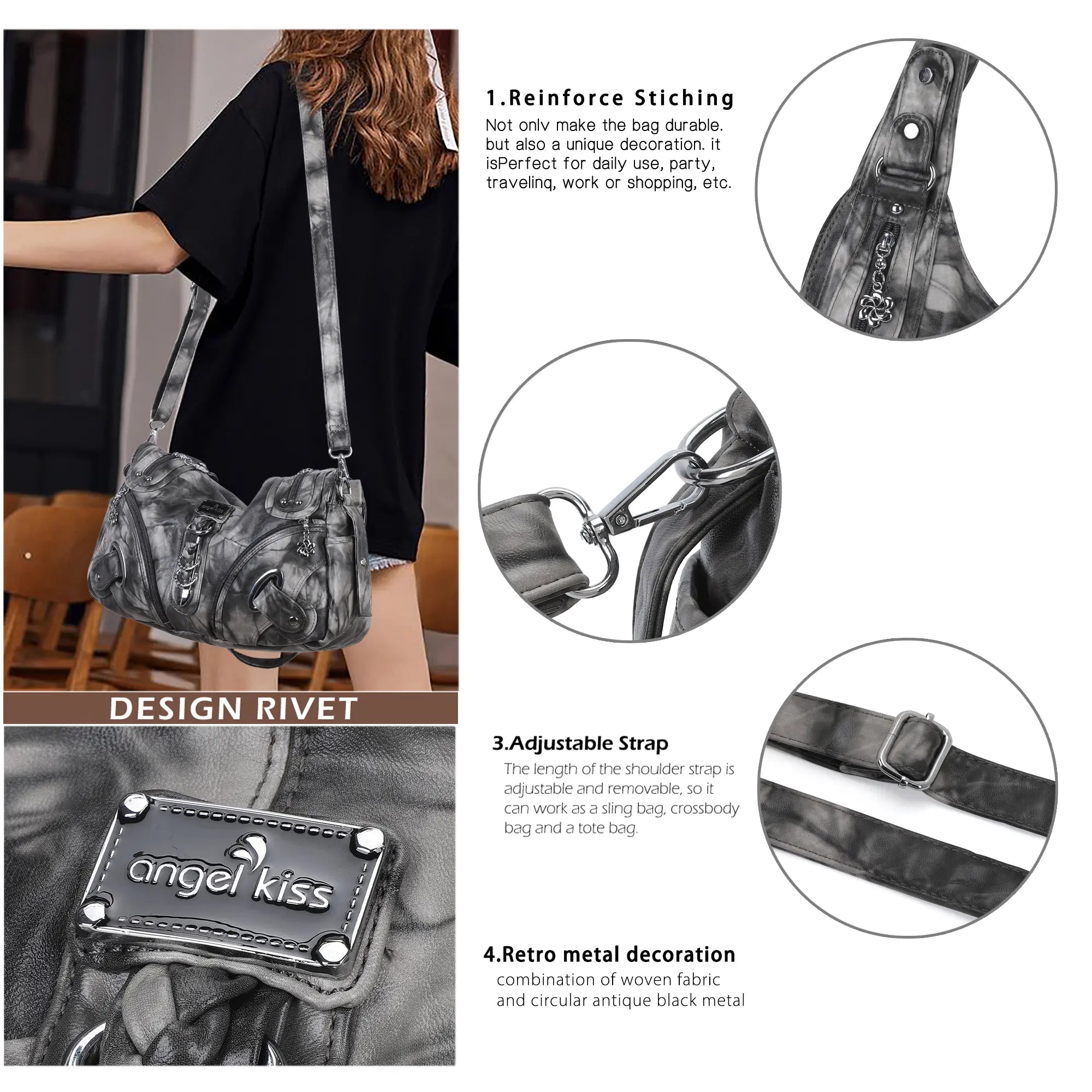 Timeless Tote Bag · Sleek Profile, Organized Compartments