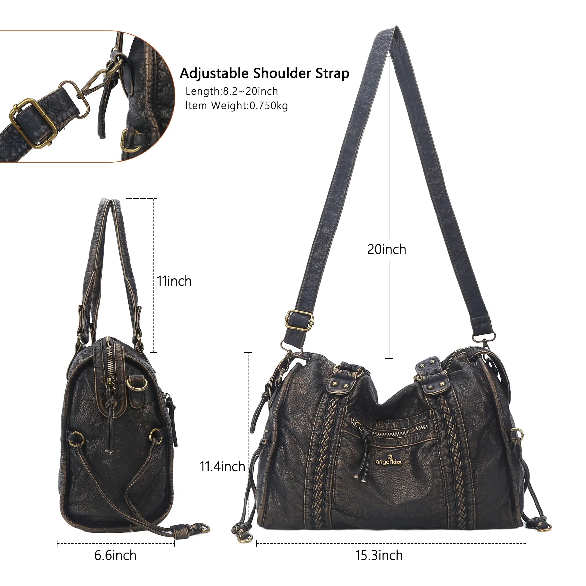 Light Vintage Commuter Tote
