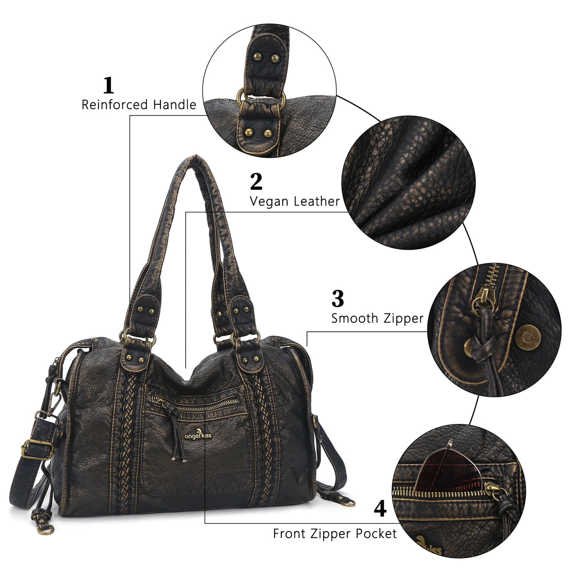 Light Vintage Commuter Tote