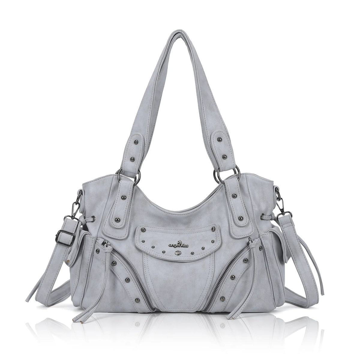 Vintage Textured Vegan Leather Bag – Subtle Luxury