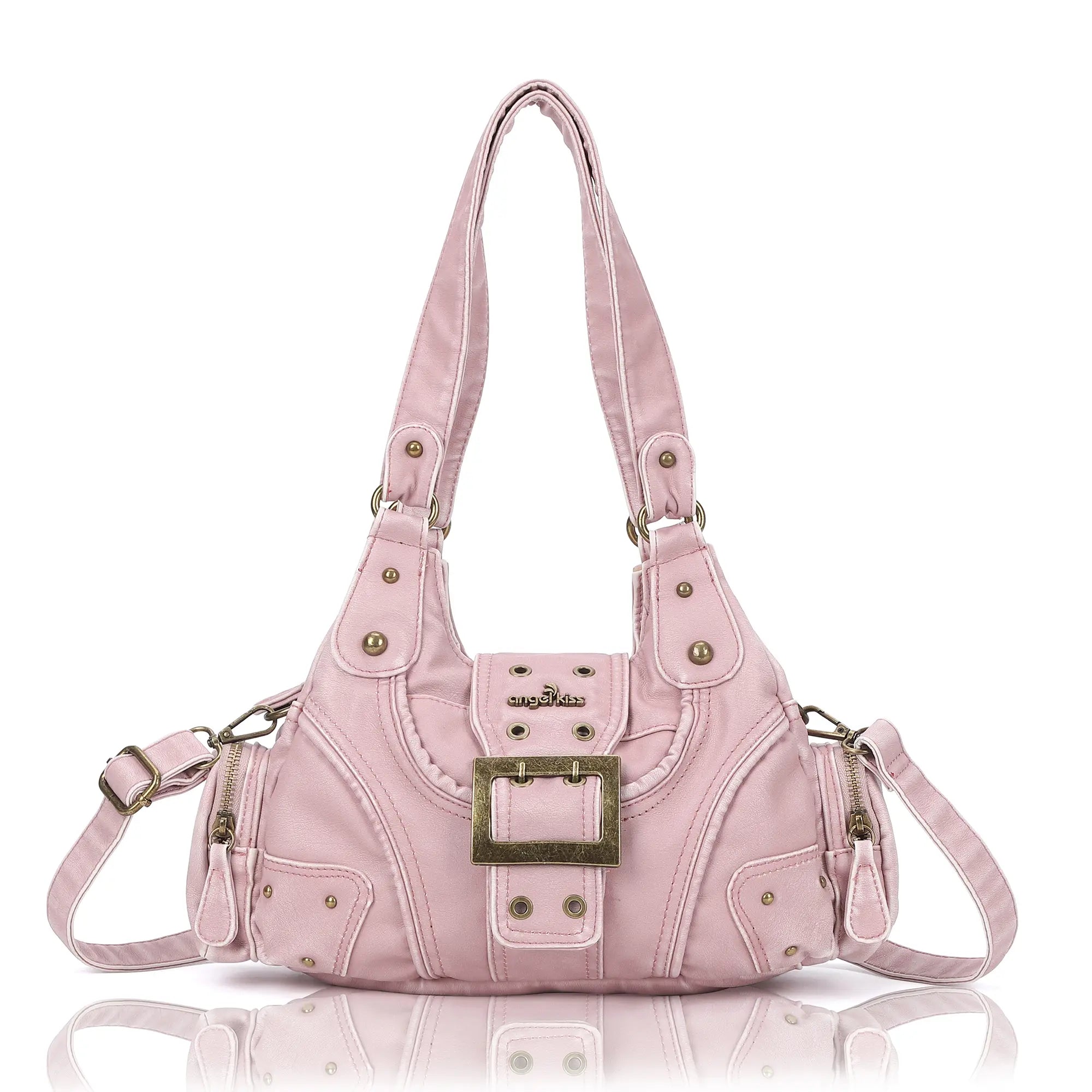Retro Trend Patchwork Leopard Print Vegan Leather Shoulder Tote Bag