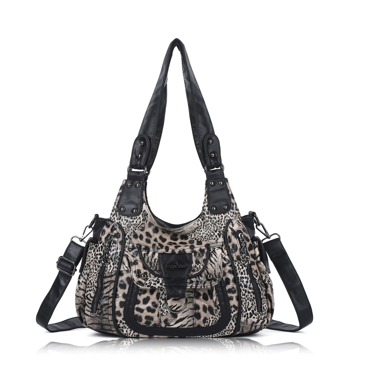 Vintage Slouchy Moto Shoulder Purse