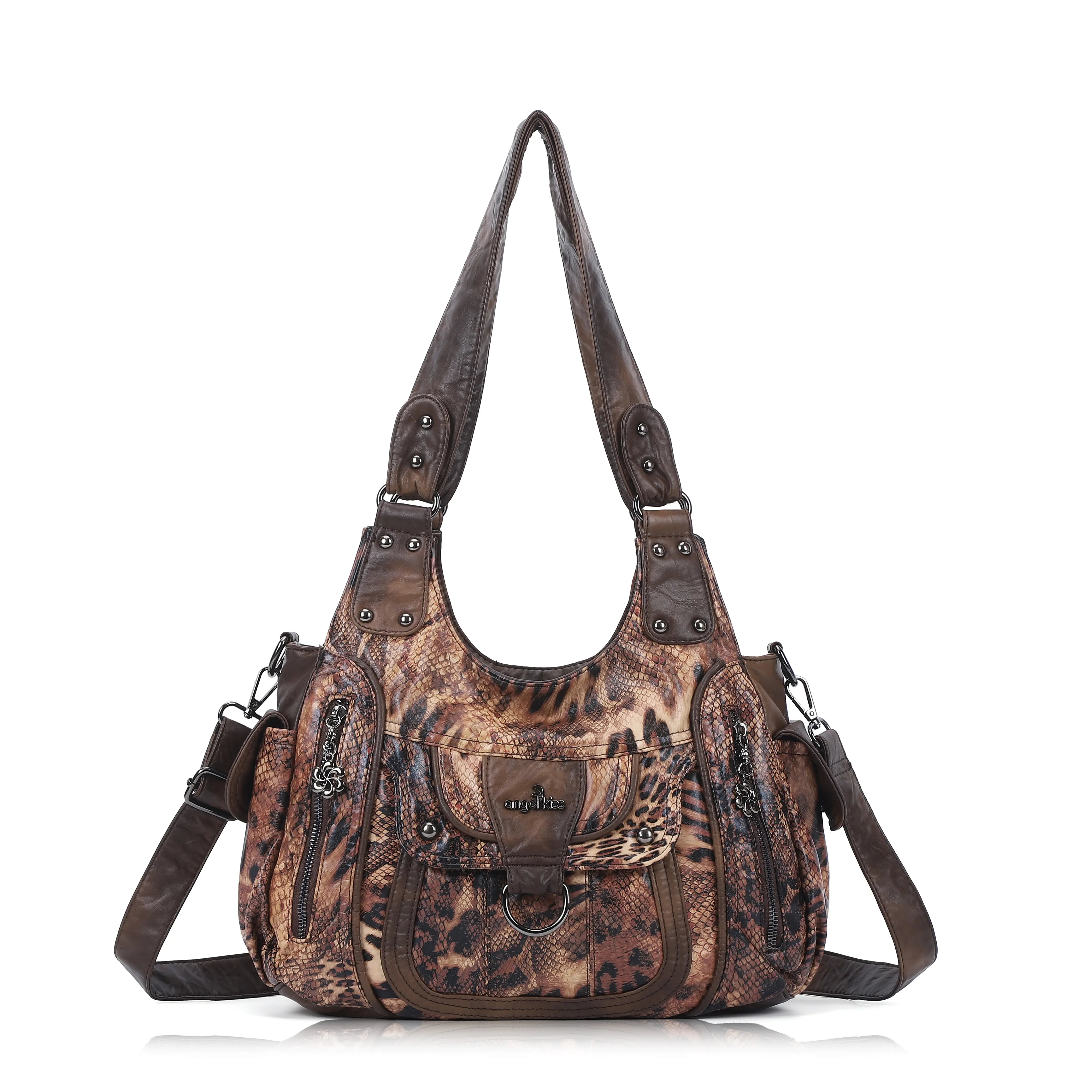 Vintage Slouchy Moto Shoulder Purse