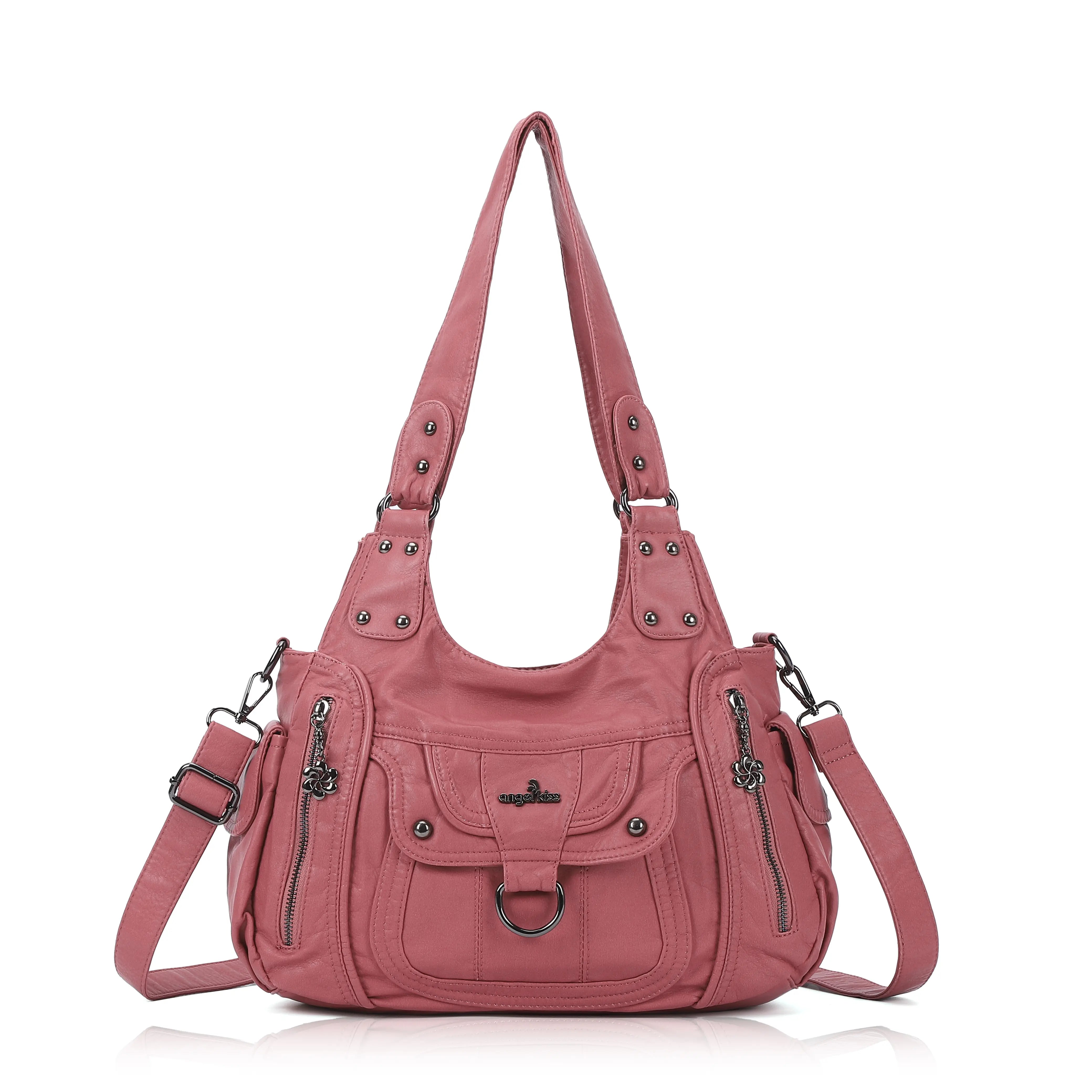 Vintage Slouchy Moto Shoulder Purse