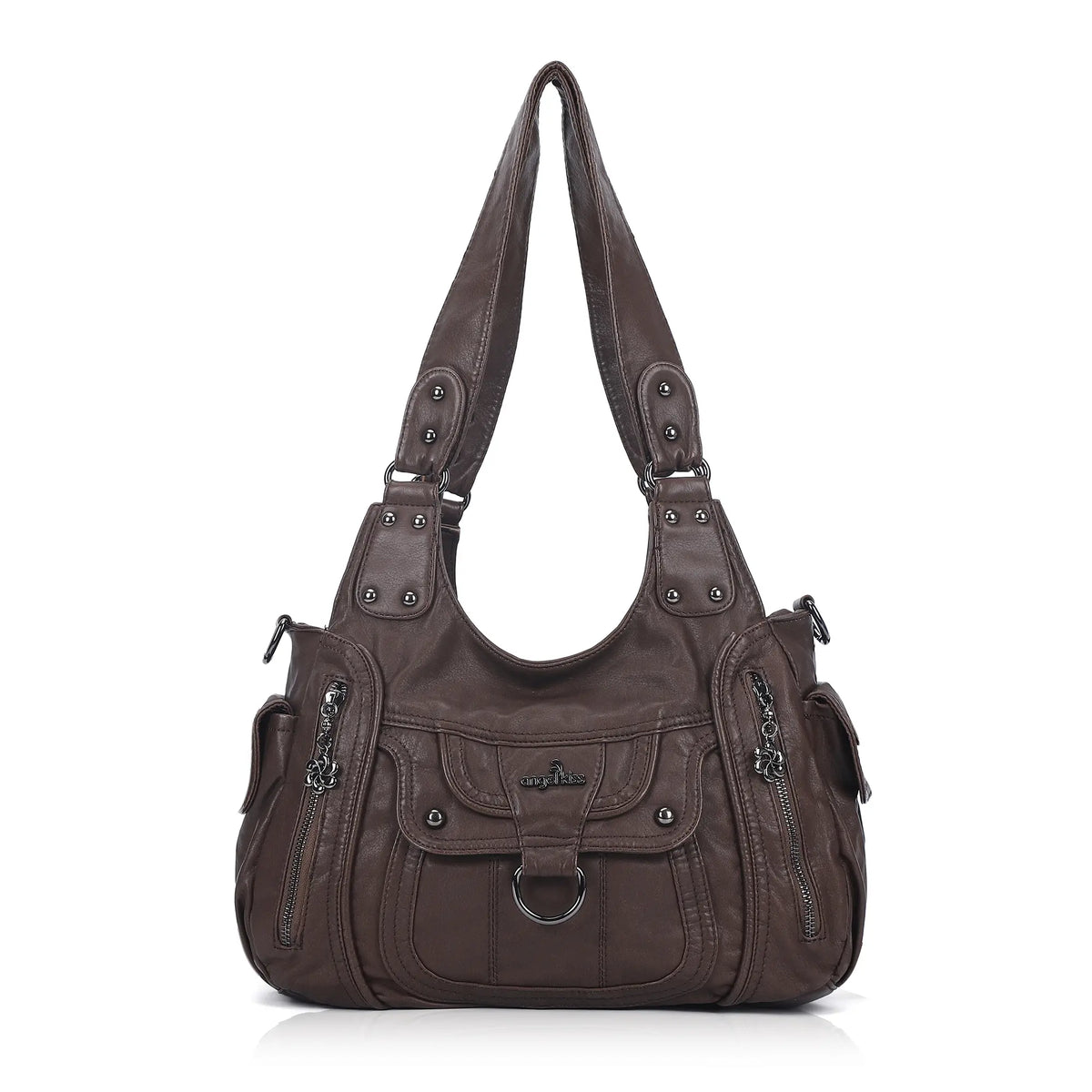 Vintage Slouchy Moto Shoulder Purse