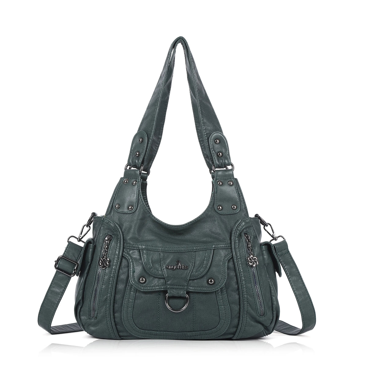 Vintage Slouchy Moto Shoulder Purse