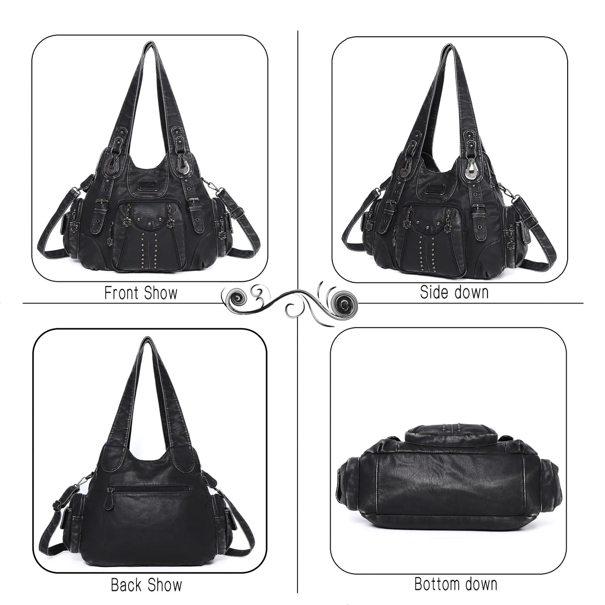 Vegan Leather Shoulder Bag · Tote & Crossbody · Soft yet Structured
