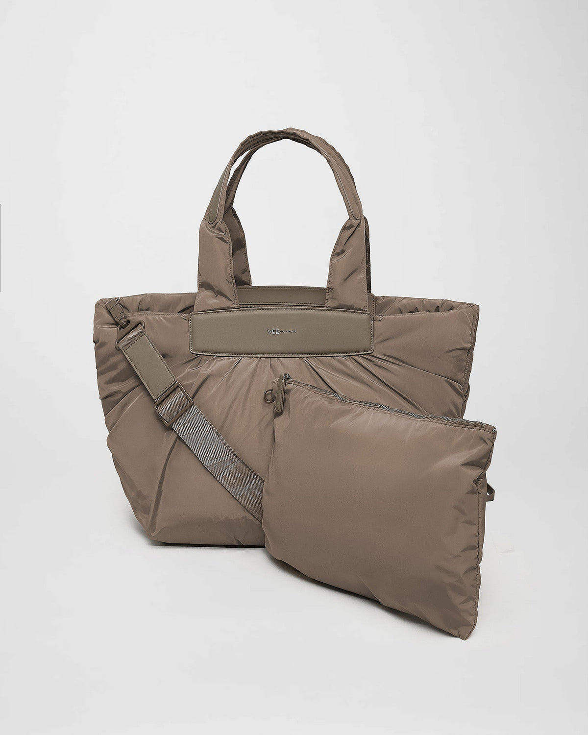 Caba Tote Medium Silver Mink