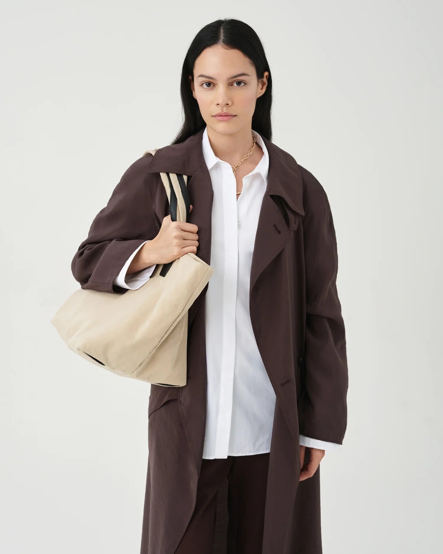 Essence Tote Medium Beige Trench
