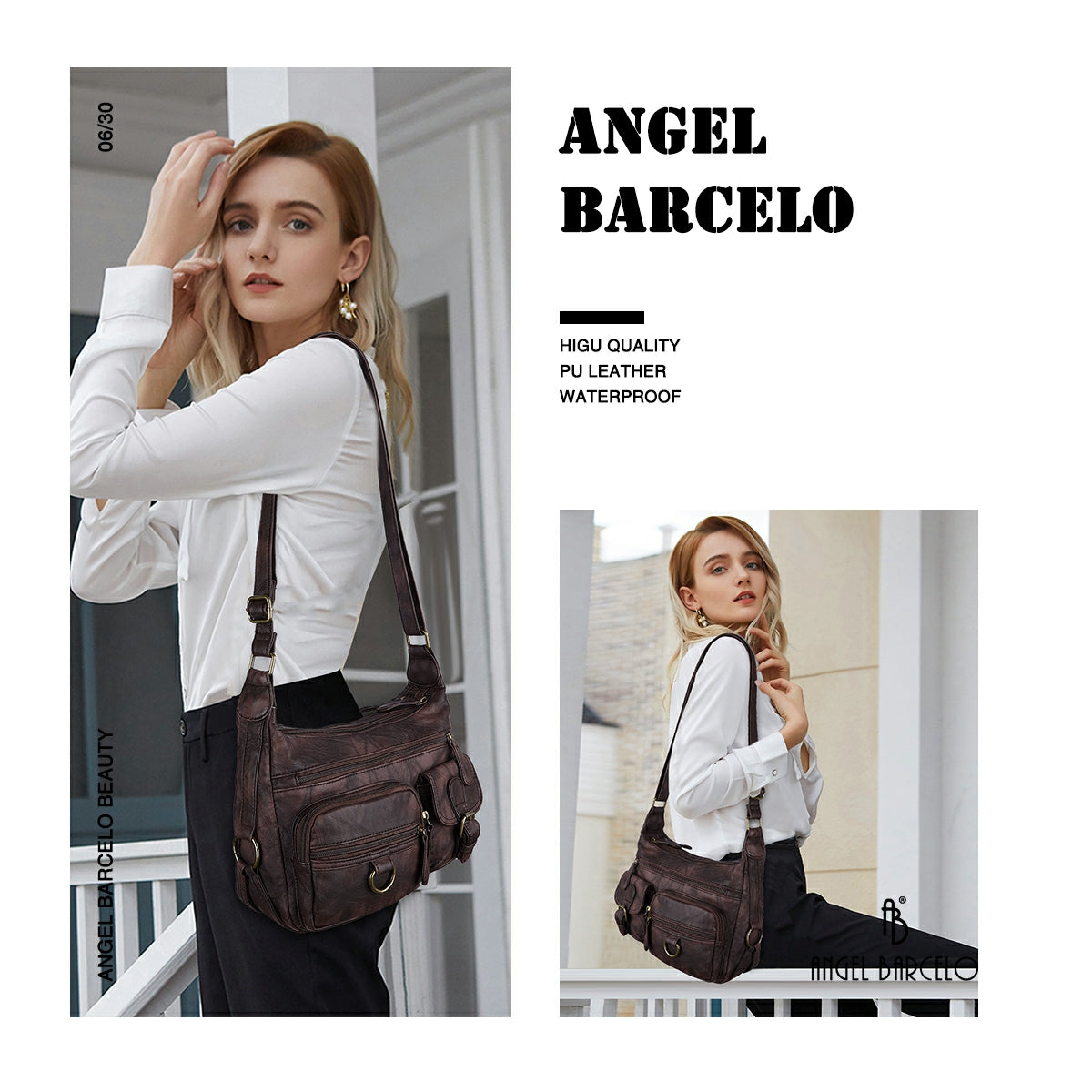 Refined Vegan Leather Crossbody Bag (Small)