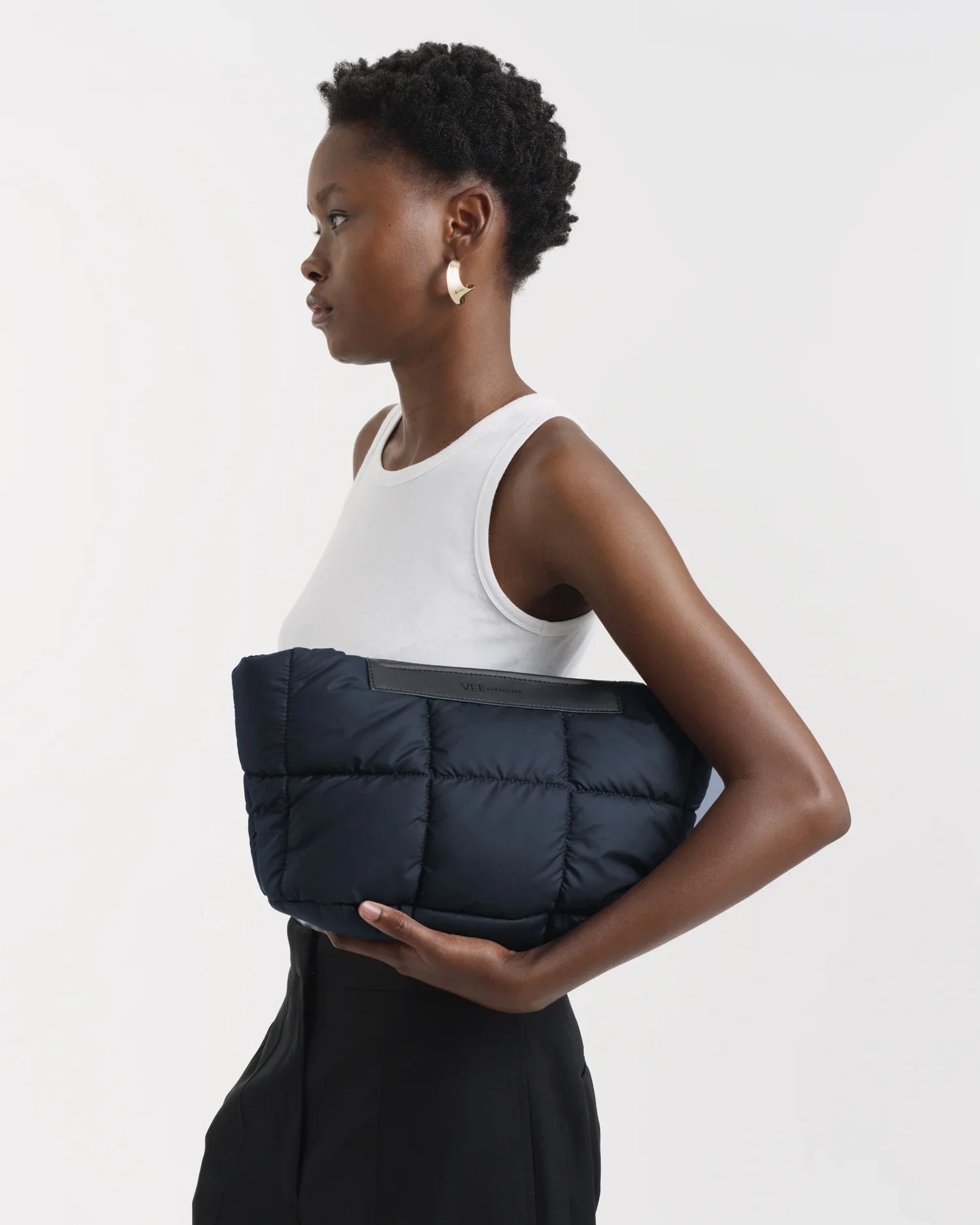 Porter Basque Clutch Dark Navy