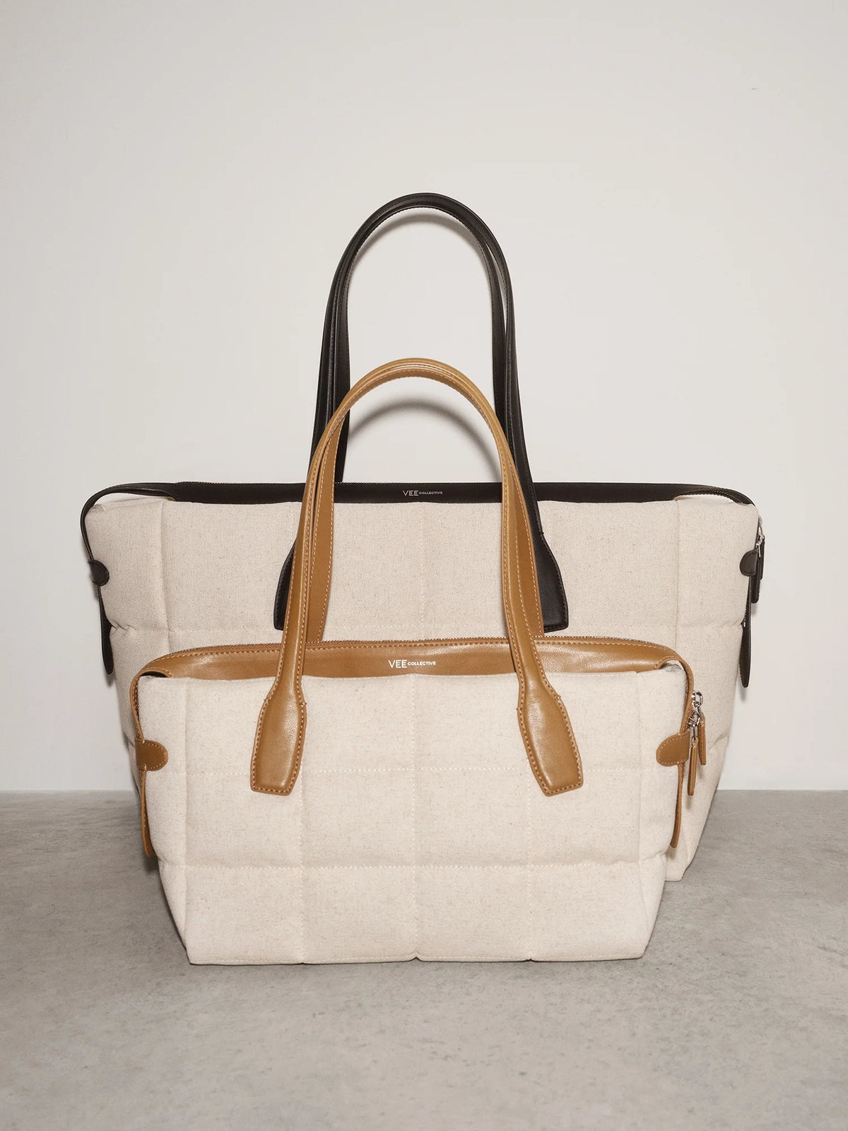 Tela Tote Small Natural Tan Canvas