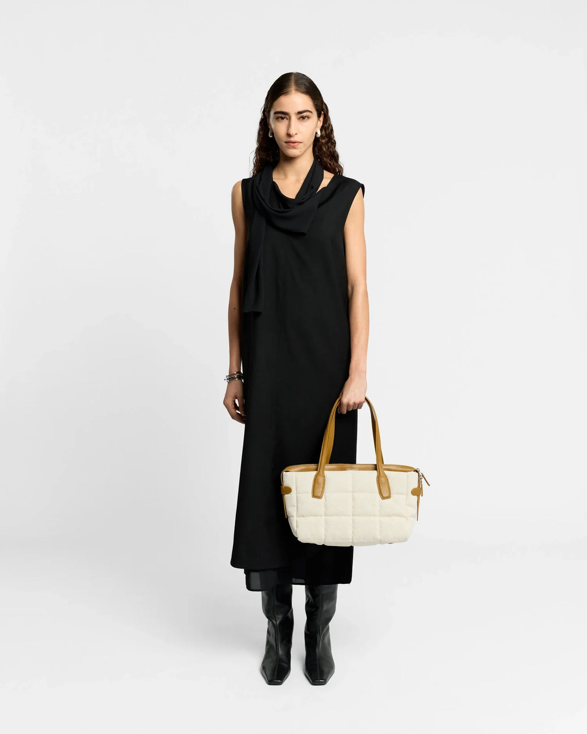 Tela Tote Small Natural Tan Canvas