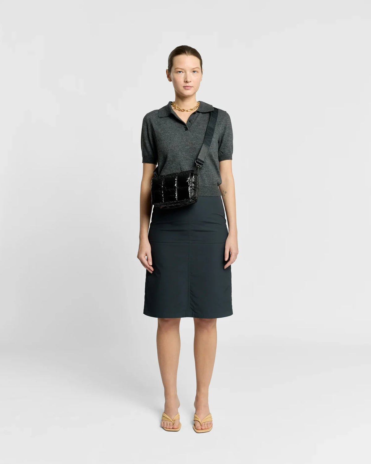 Porter Messenger Mini Black Vinyl