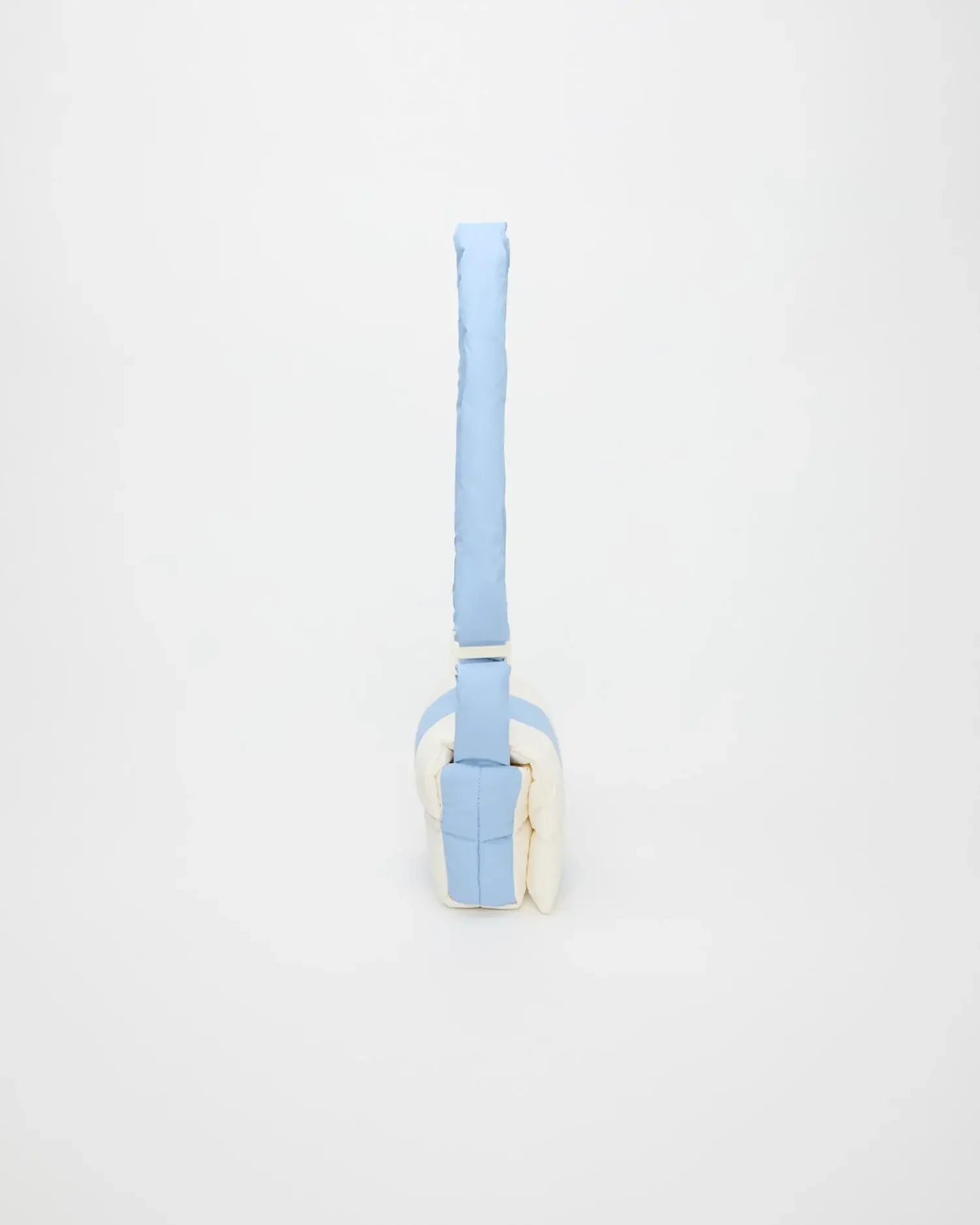 Porter Messenger Mini Cerulean - Marshmallow Stripes