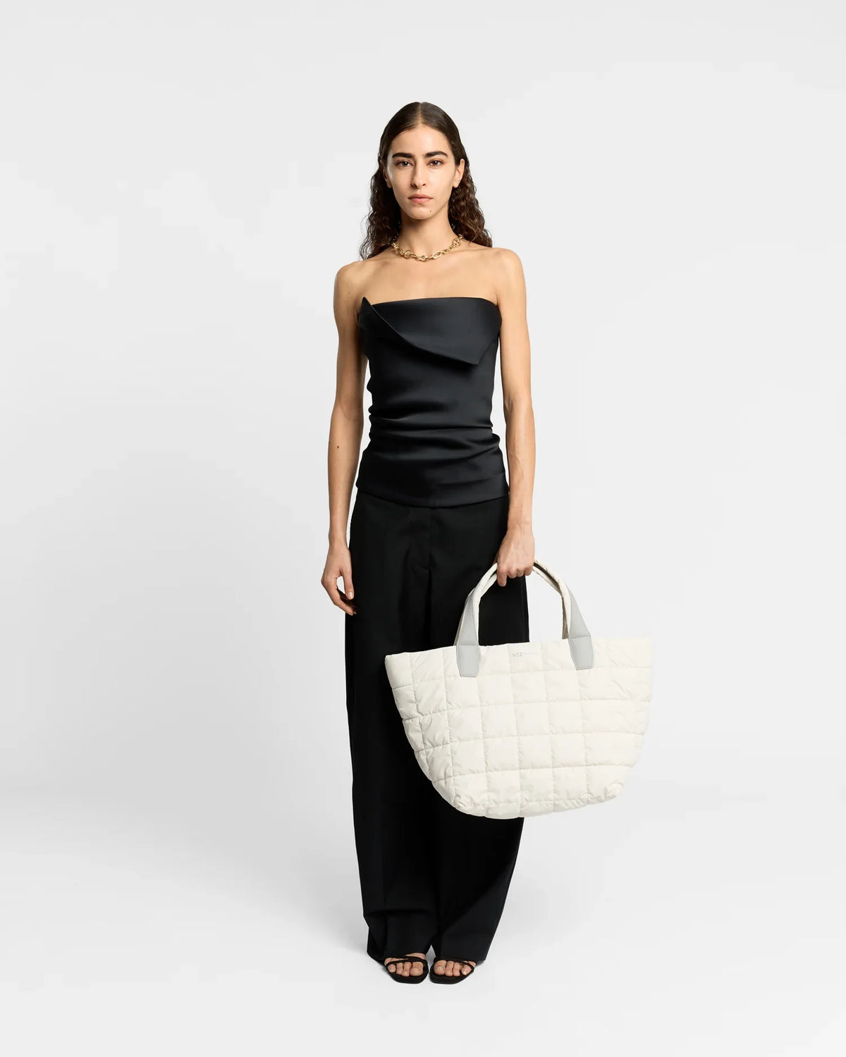 Porter Tote Medium Barely Beige