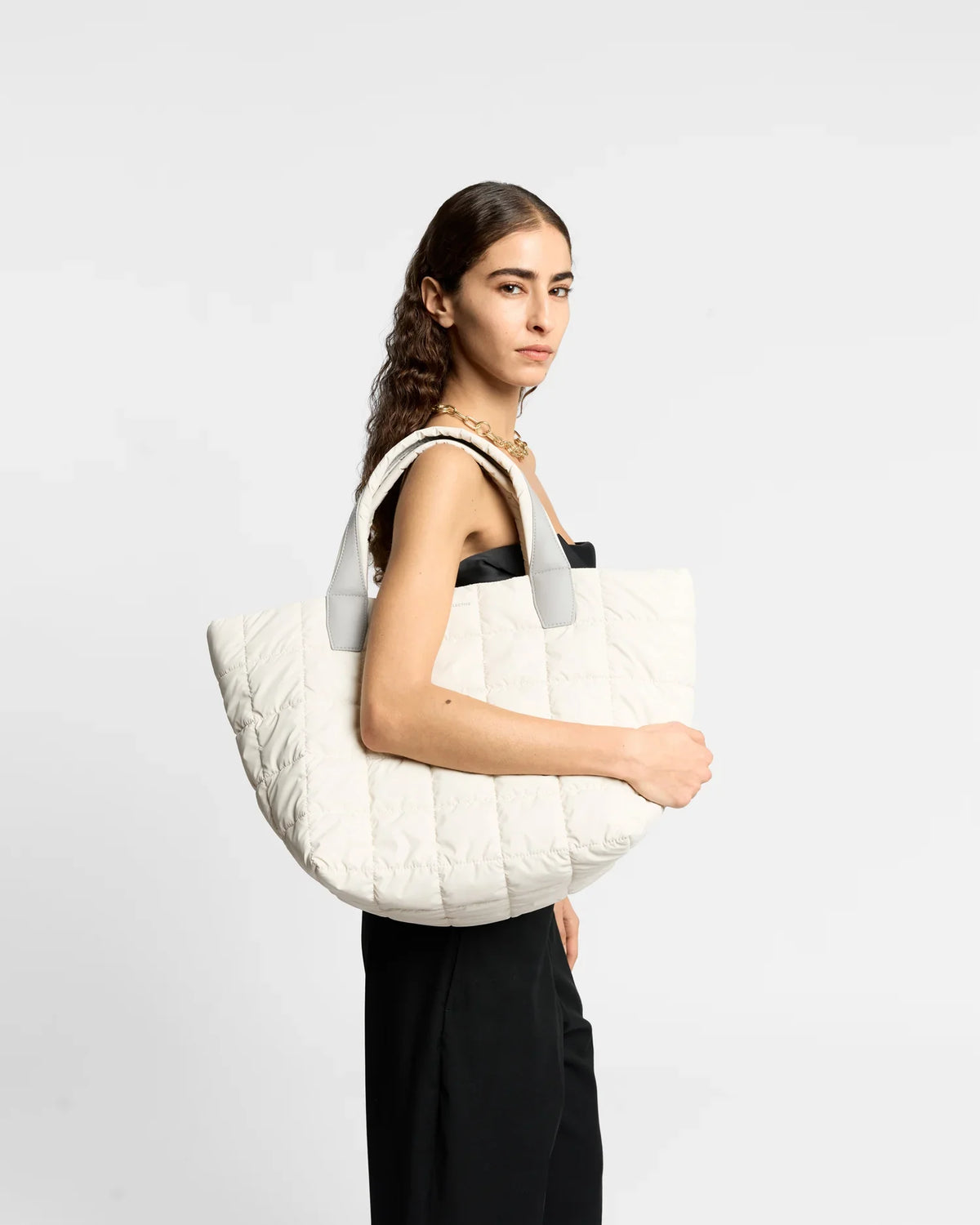 Porter Tote Medium Barely Beige