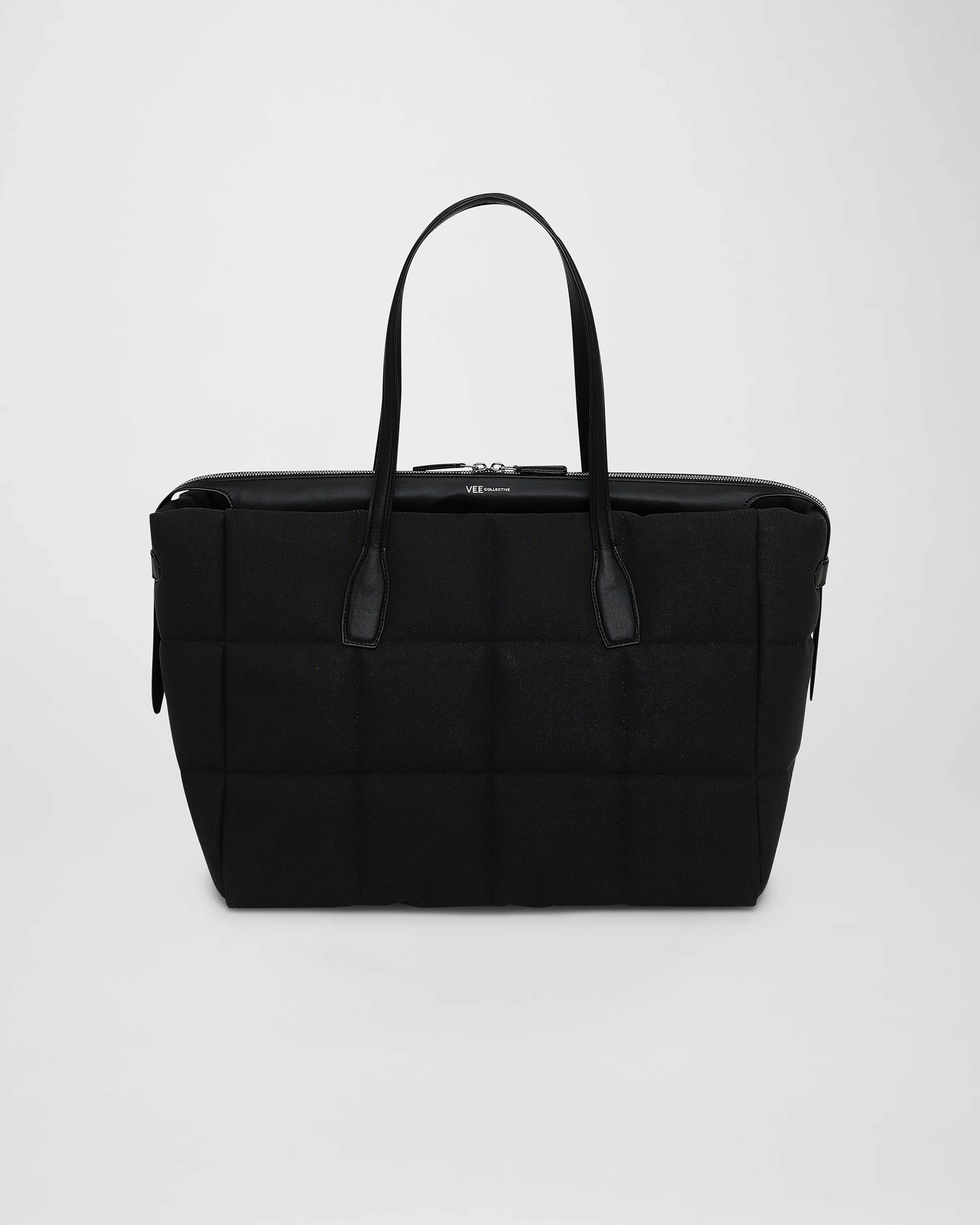 Tela Tote Large Black Canvas