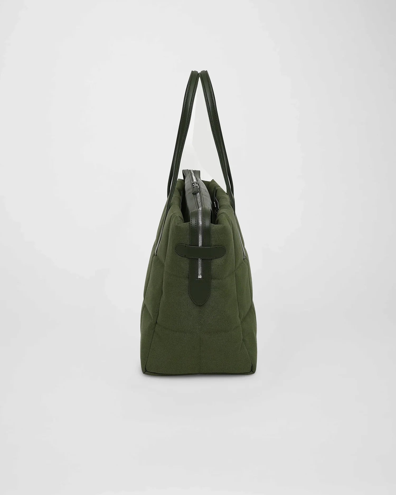 Tela Tote Large Olive Canvas
