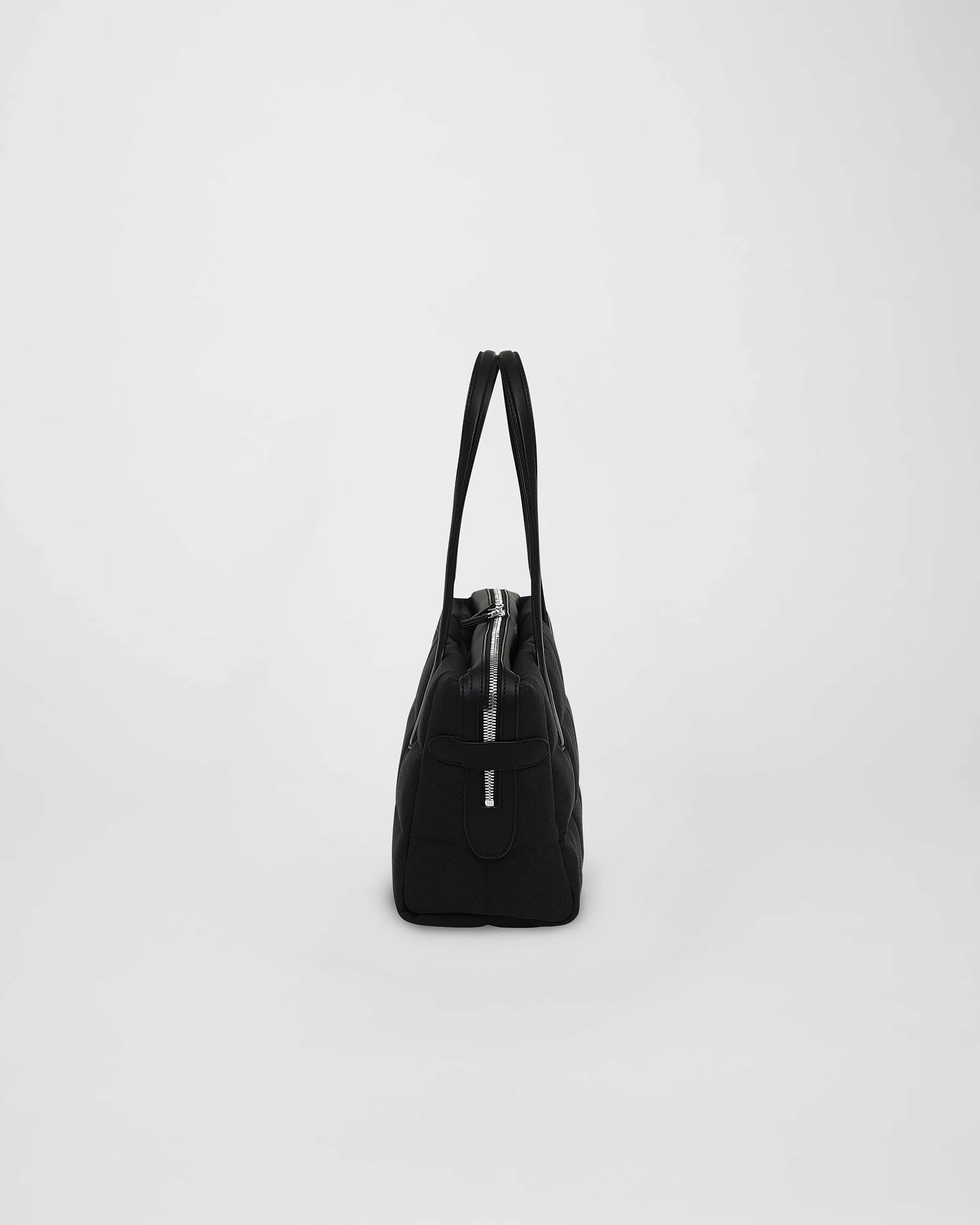 Tela Tote Small Black Canvas