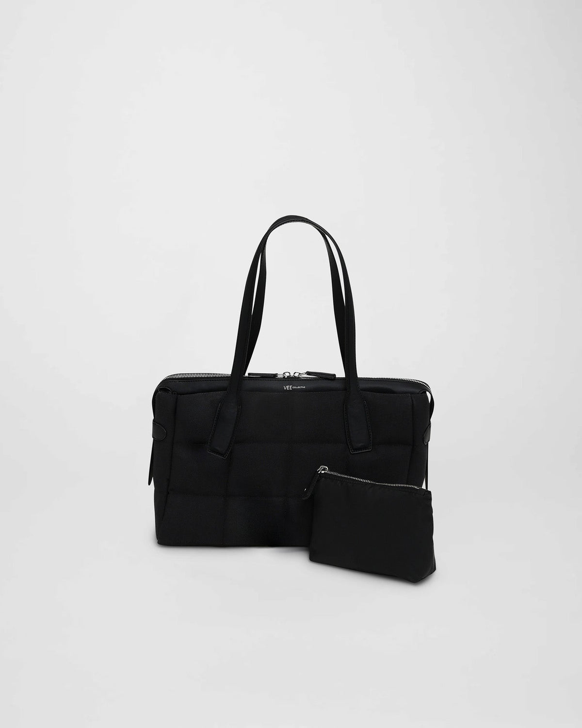 Tela Tote Small Black Canvas