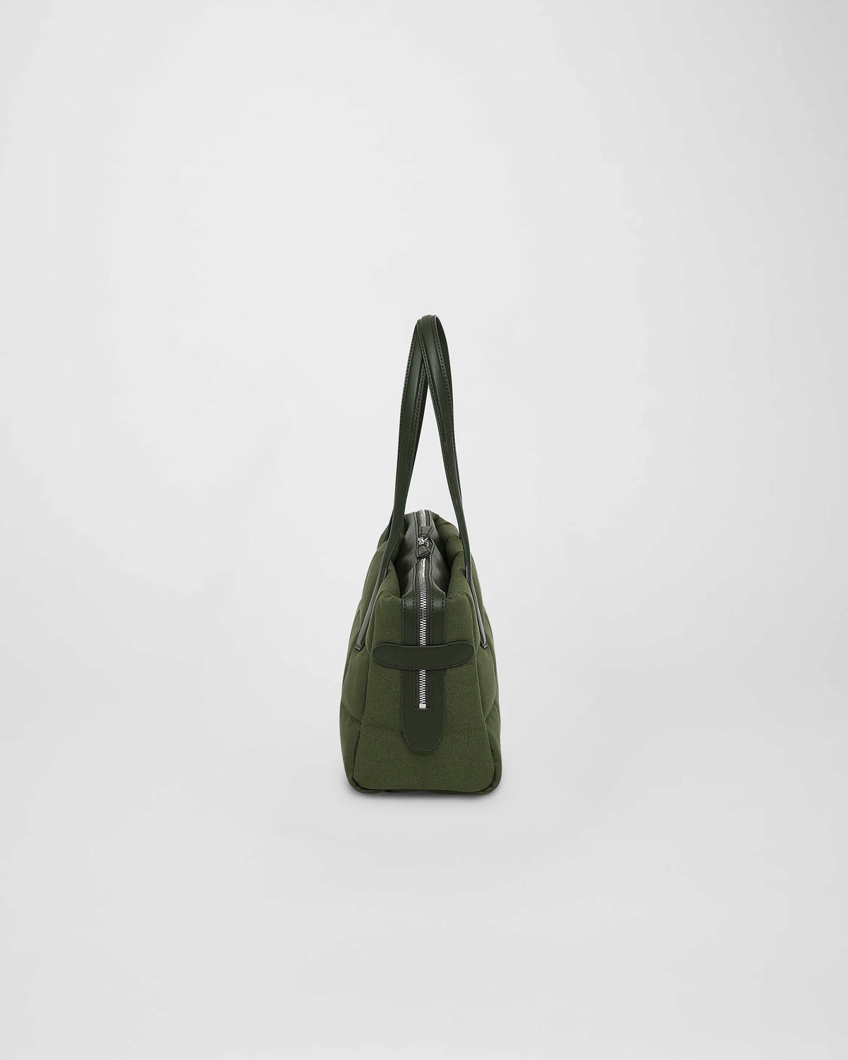 Tela Tote Small Olive Canvas